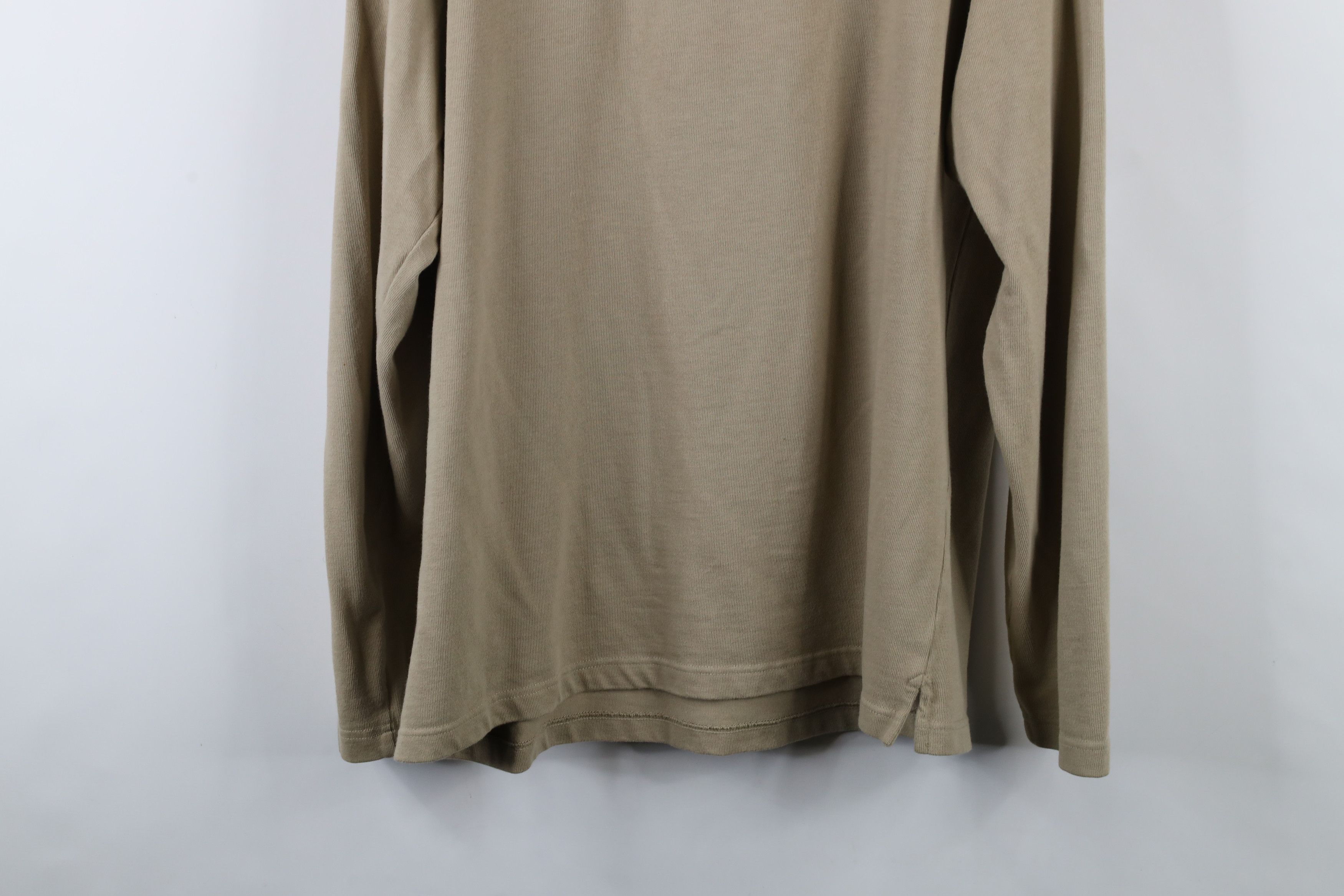 Timberland × Vintage Vintage 90s Timberland Knit Long Sleeve Henley T-Shirt Size US L / EU 52-54 / 3 - 11 Thumbnail