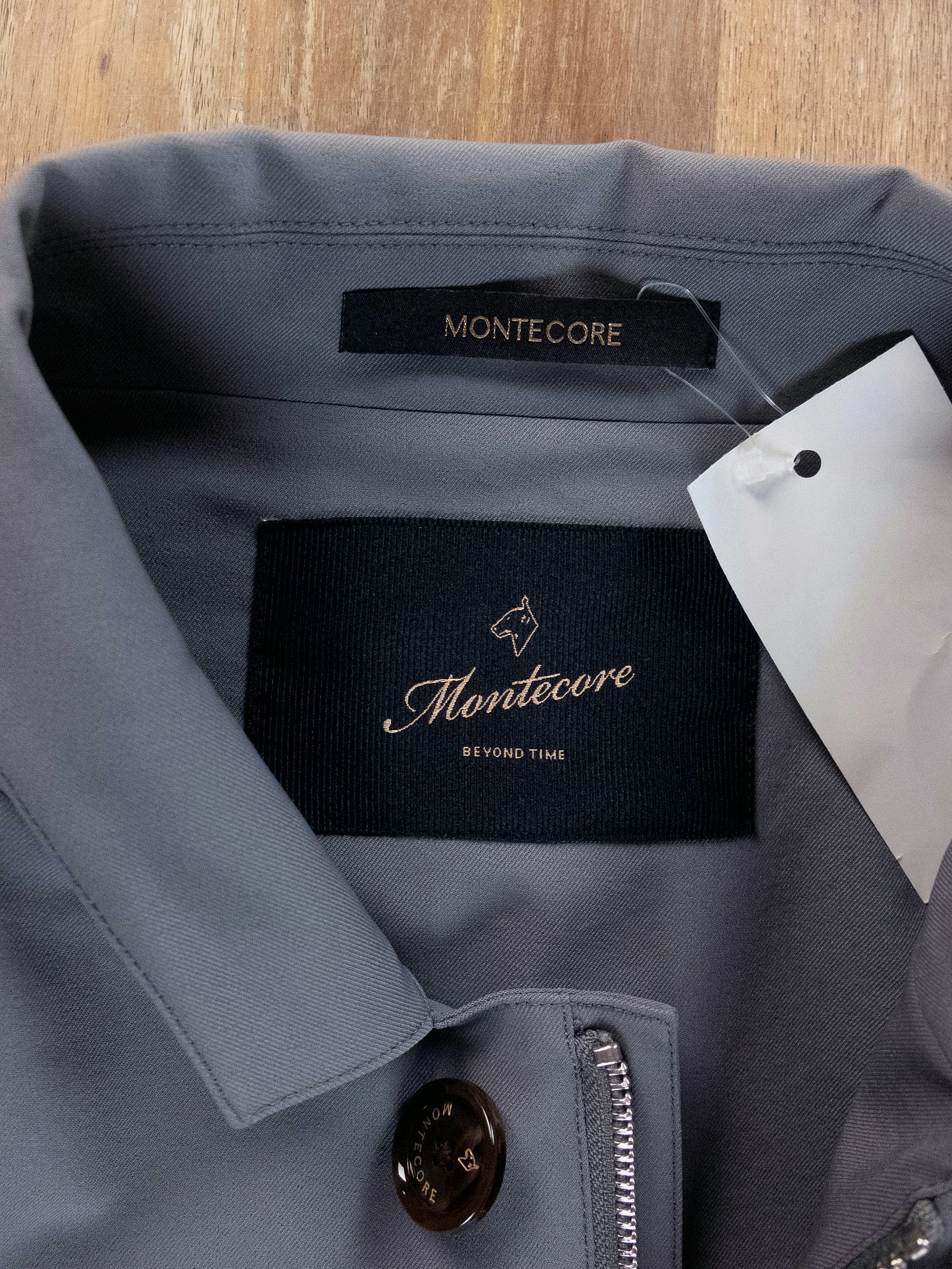 Montecore MONTECORE Italy gray nylon coat jacket Size XL Size US XL / EU 56 / 4 - 4 Thumbnail