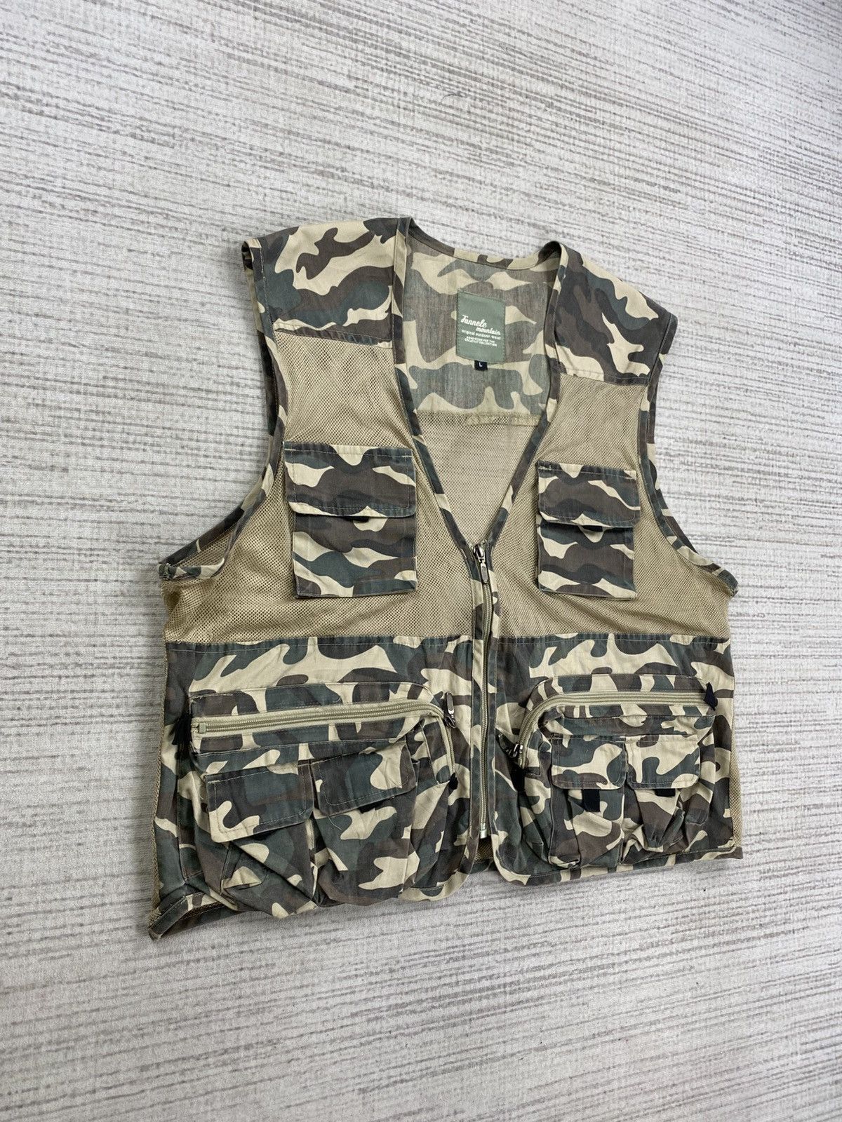 Designer × Japanese Brand × Vintage Vtg Funnele Mountain Outdoor Wear Military Style Vest Size US L / EU 52-54 / 3 - 3 Thumbnail