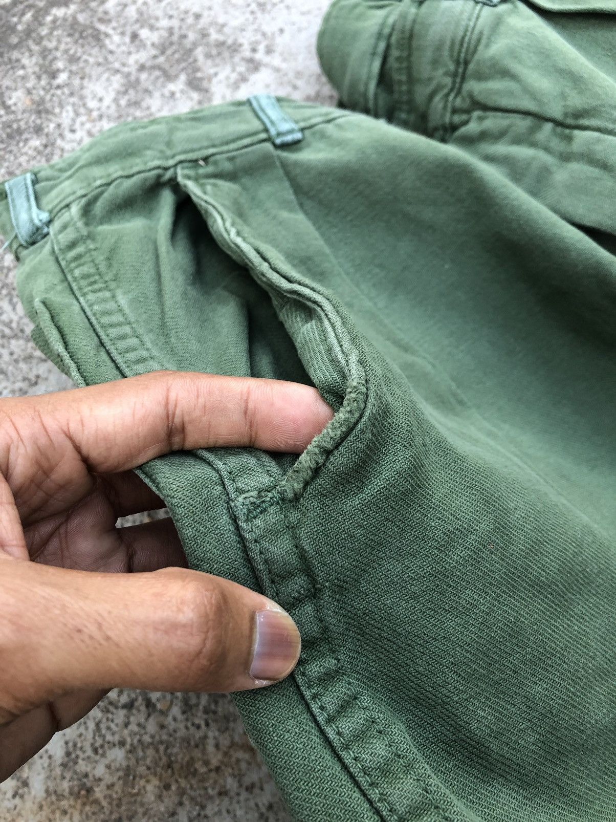 Vintage BAGGY UNKNOWN VINTAGE MILITARY PANT Size US 29 - 4 Thumbnail