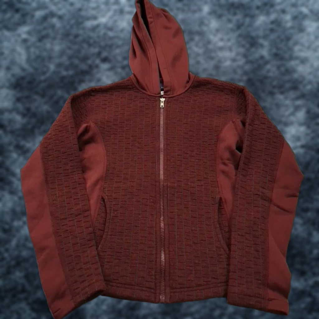 Patagonia Patagonia Jacket Womens Small Red Maroon Washboard Hooded Full Zip Wool Hiking Size S / US 4 / IT 40 - 1 Thumbnail