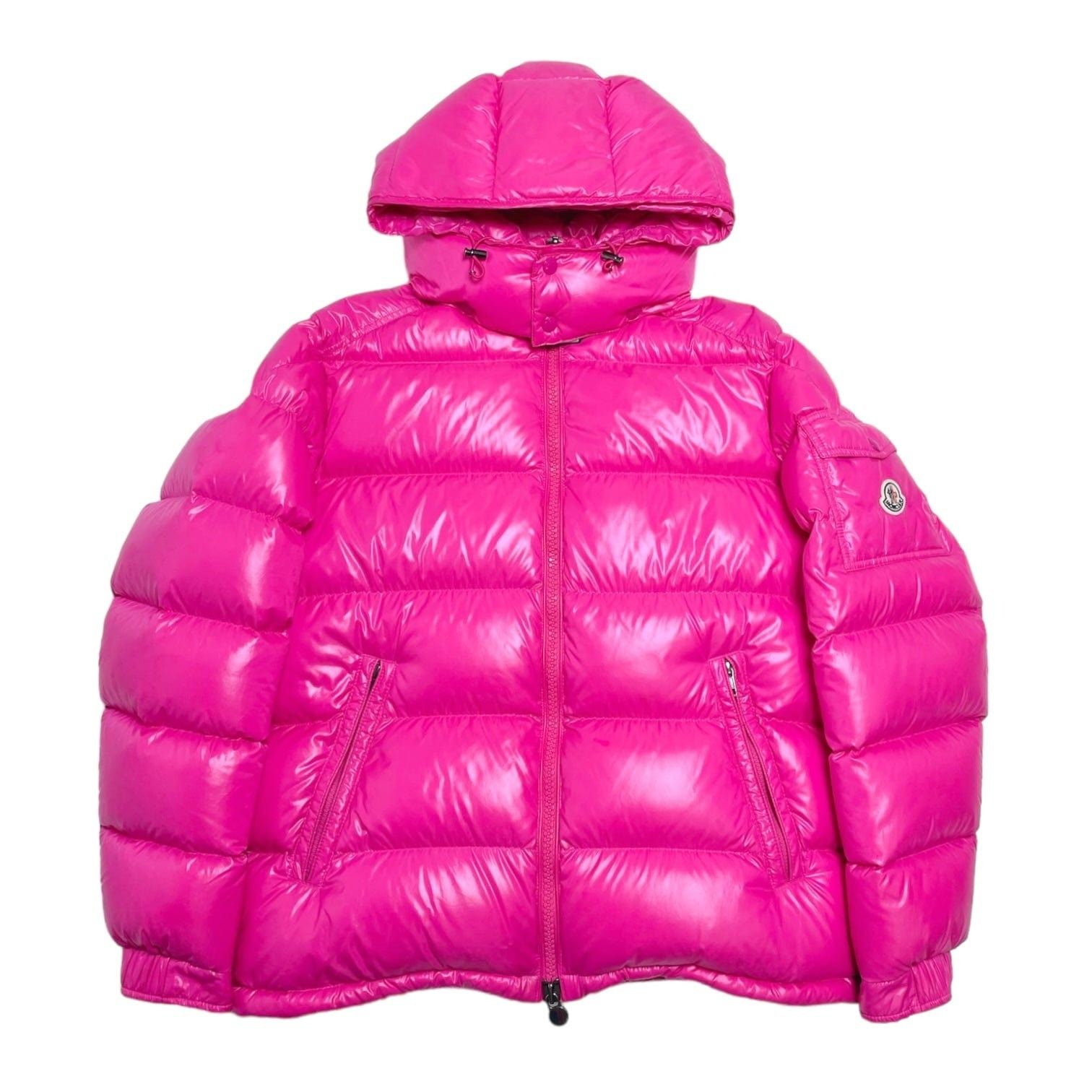 image of Moncler Maya Short Down Jacket Mauve Pink, Men's (Size XL)