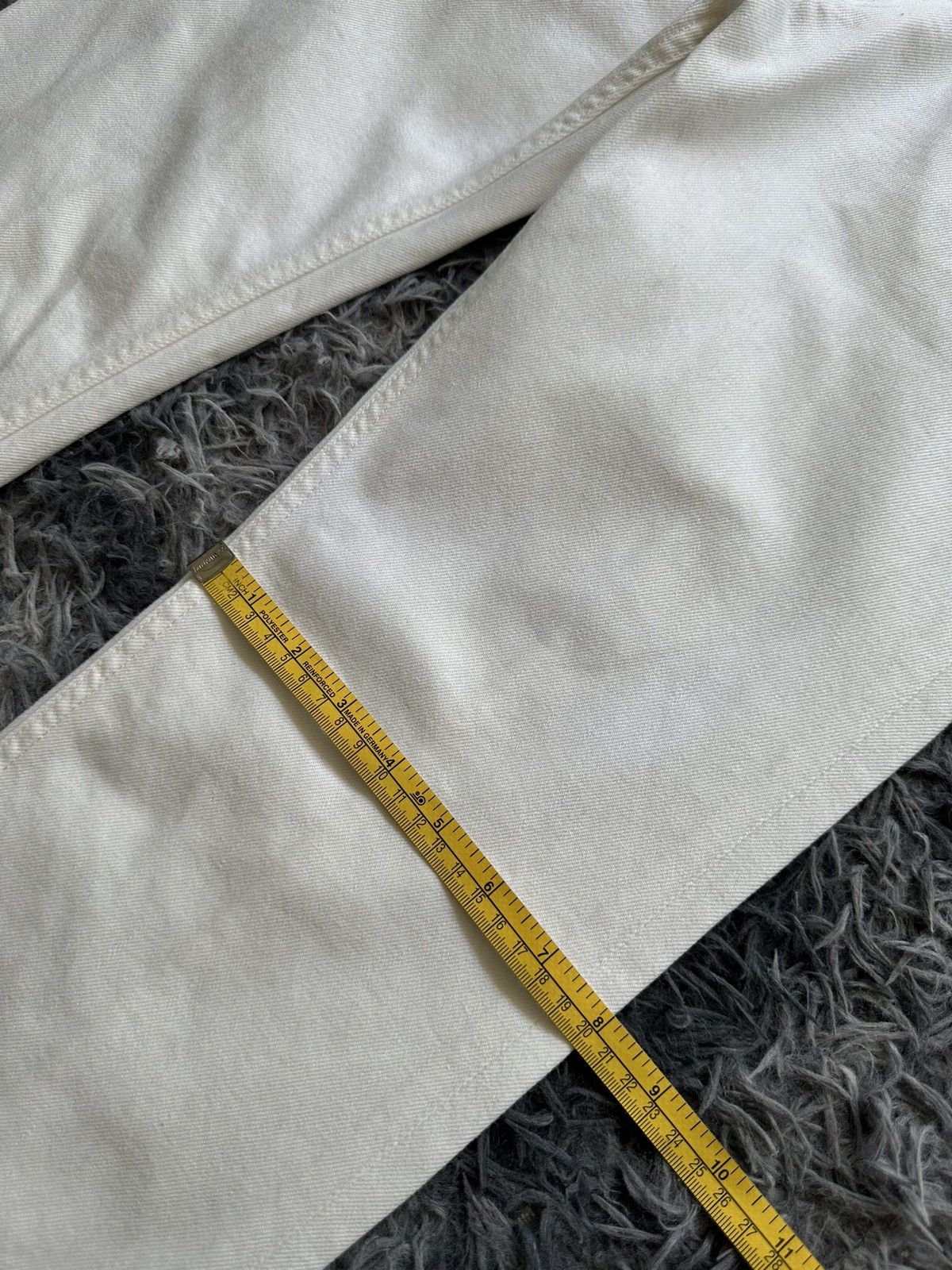 Uru 13FW URU - White denim jeans Size US 33 - 16 Thumbnail
