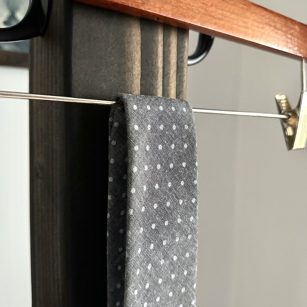 Banana Republic 🌿Banana Republic Polka Dot Tie - Light Grey🌿 Size ONE SIZE - 2 Thumbnail