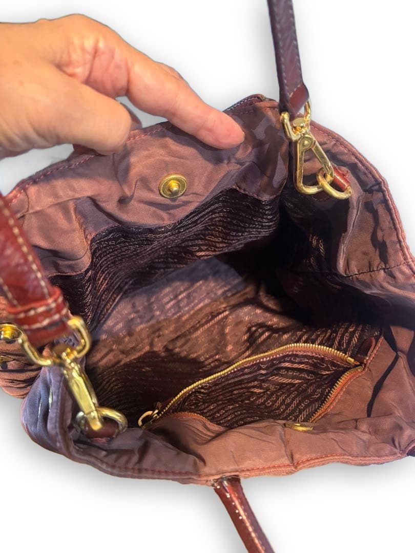 Prada Prada - Quilted Nylon Shoulder Bag Preloved Size ONE SIZE - 8 Thumbnail