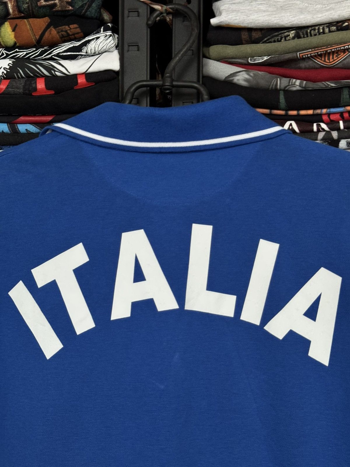 Kappa Kappa Italy polo tee Big logo Size US L / EU 52-54 / 3 - 6 Thumbnail