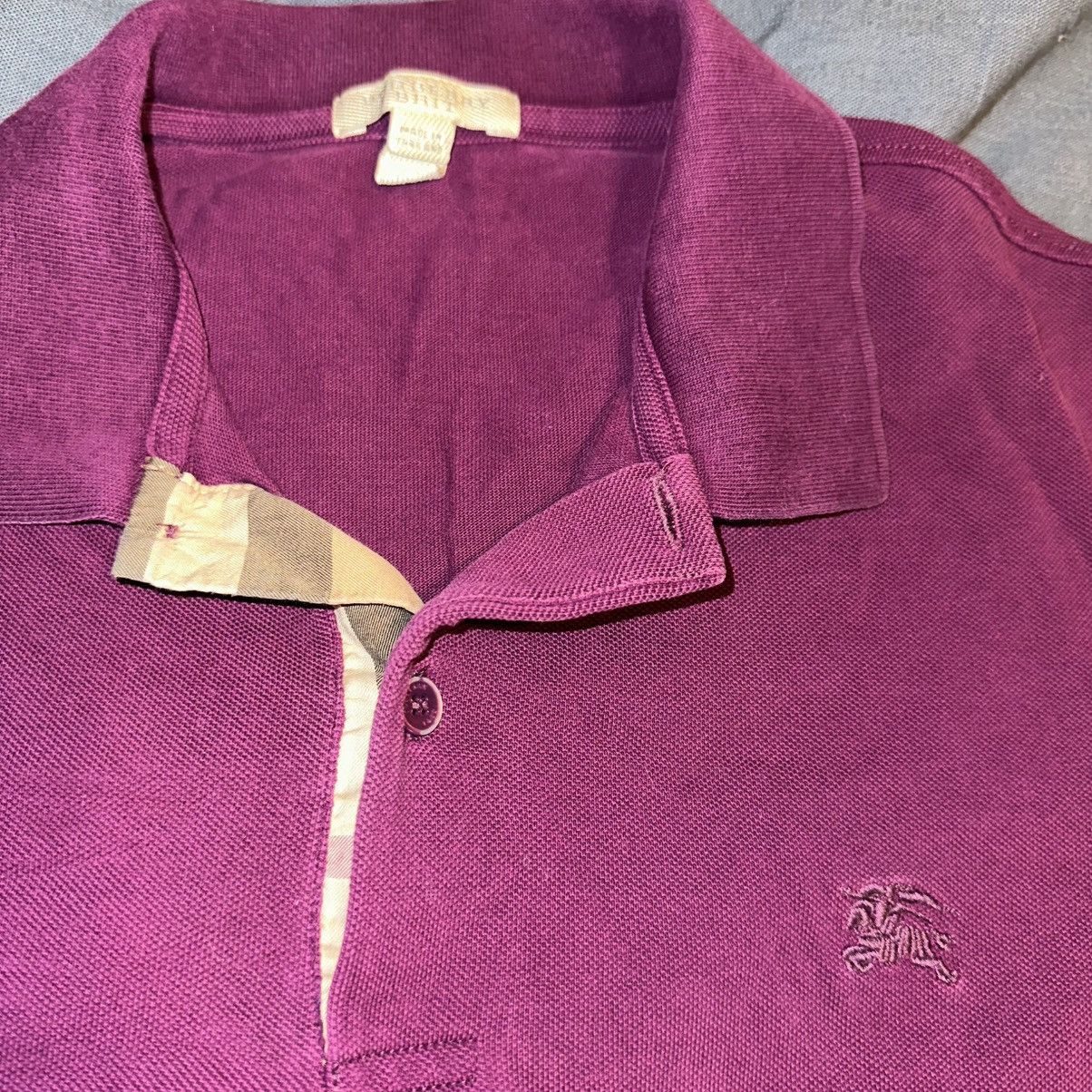 Burberry × Designer × Vintage Burberry Brit Polo Shirt Size US M / EU 48-50 / 2 - 2 Thumbnail