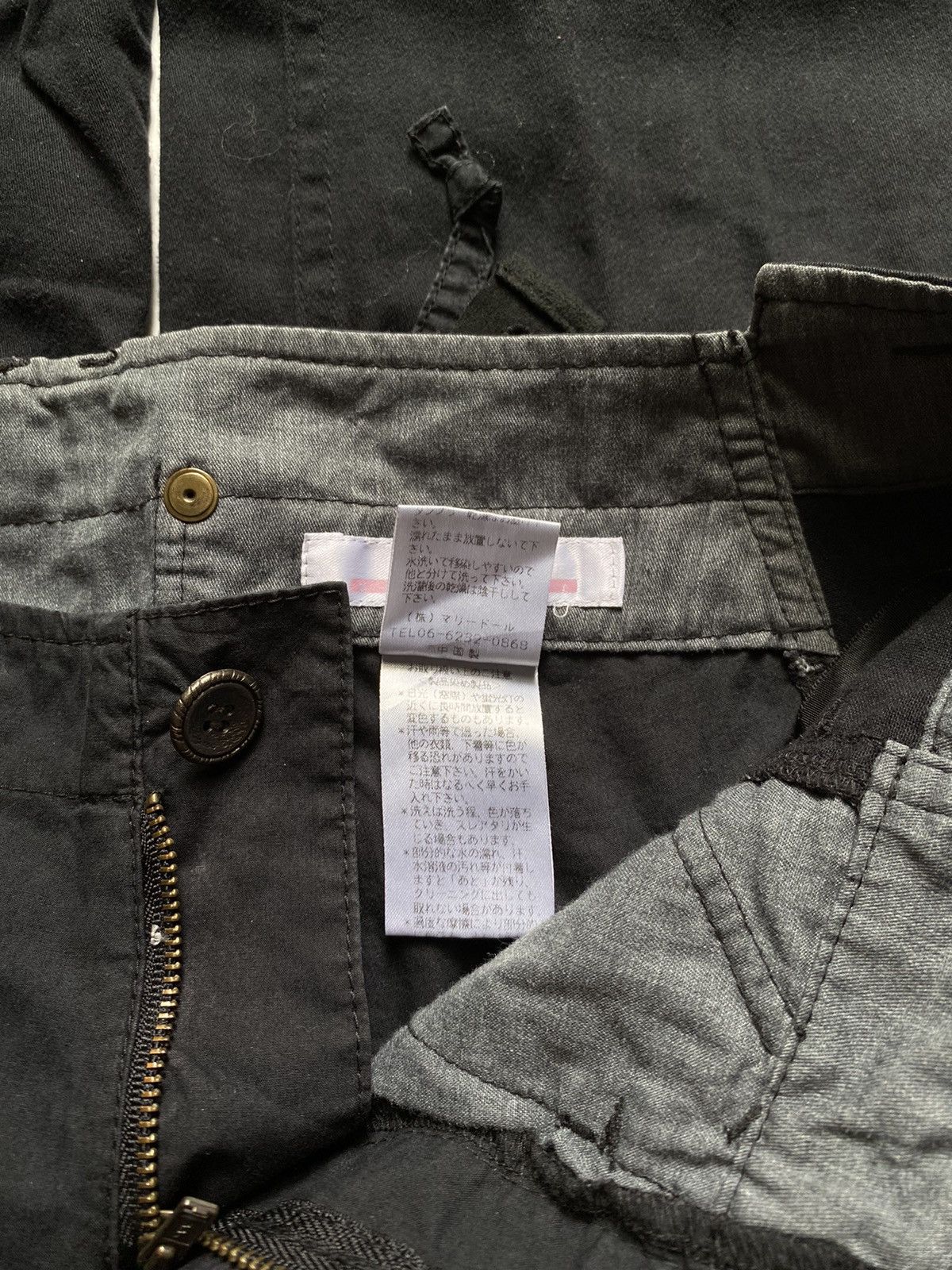 If Six Was Nine × KMRii × Le Grande Bleu (L.G.B.) Bondage Cargo Pants Size 29" - 9 Thumbnail