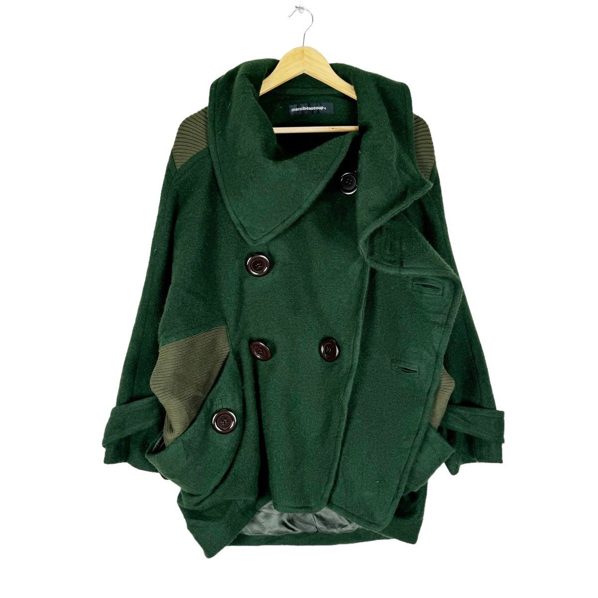 Issey Miyake ❄️MERCIBEAUCOUP ISSEY MIYAKE SHAWL COLLAR JACKET Size S / US 4 / IT 40 - 3 Thumbnail