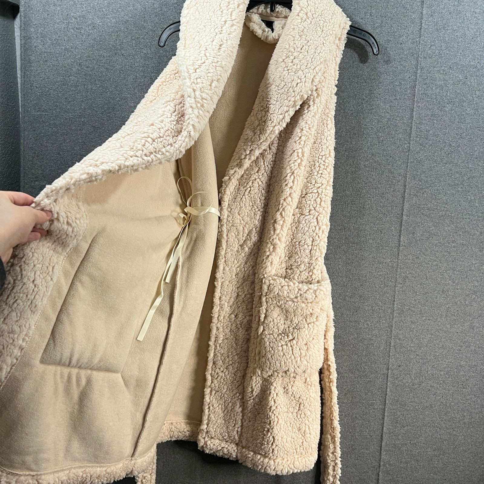 Other BumbleBella by Jill Martin Sherpa Shawl Collar Long Vest Size XS / US 0-2 / IT 36-38 - 4 Thumbnail