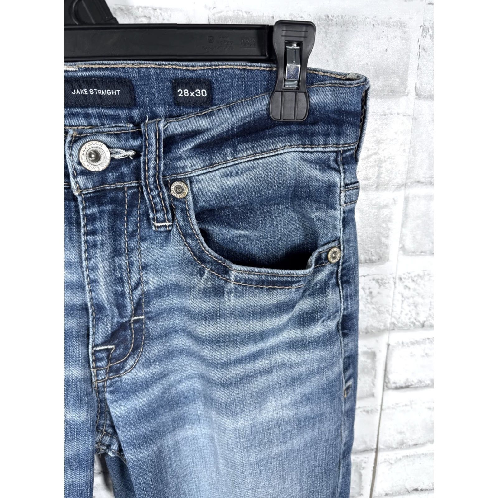 BKE BKE Jake Straight Jeans Mens 28x30 Blue Buckle Bke Straight Leg Jeans Mens 28x30 Blue Size US 28 / EU 44 - 2 Thumbnail