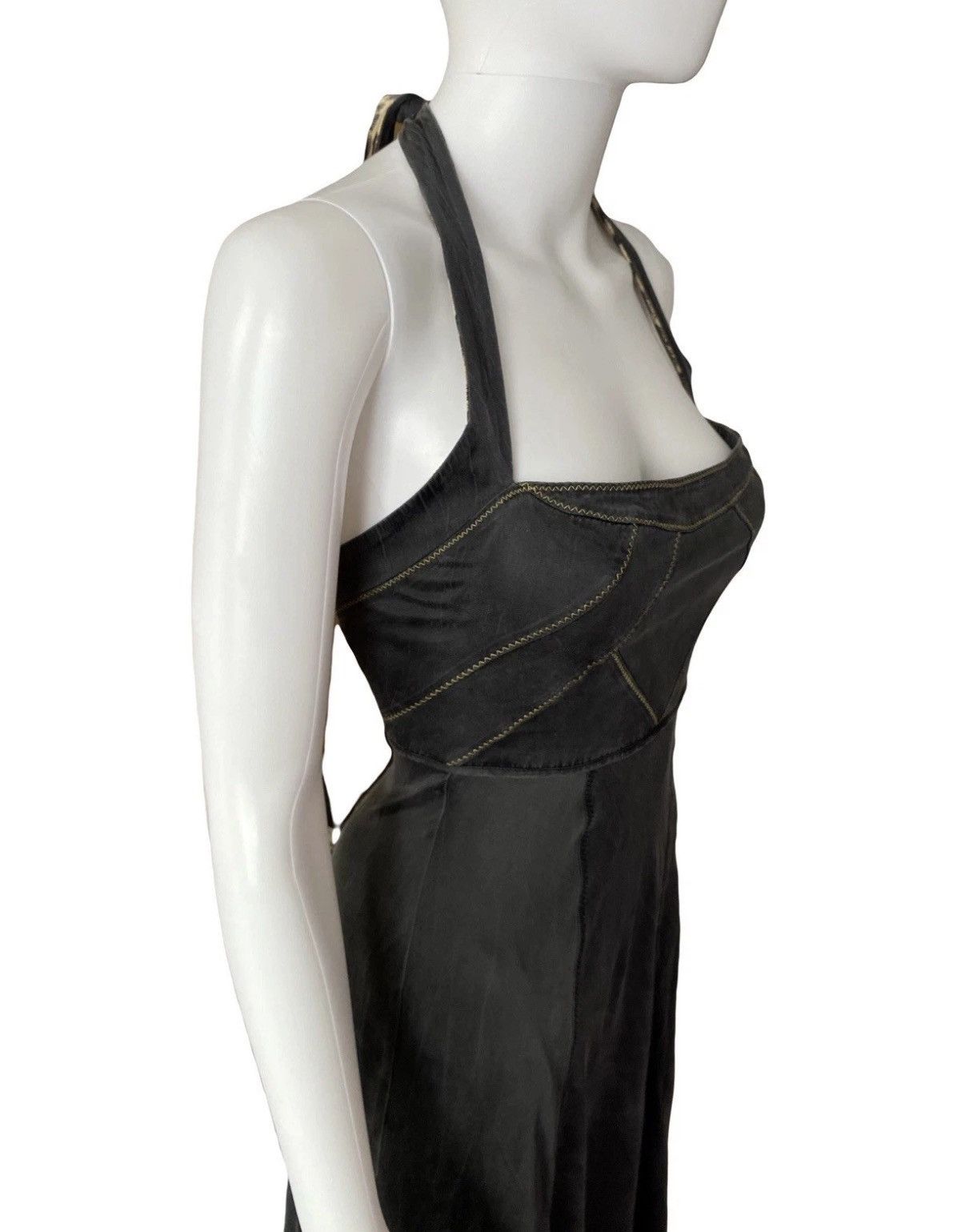 Just Cavalli Just Cavalli Skater Halter Neck Dress 40IT Size S / US 4 / IT 40 - 6 Thumbnail