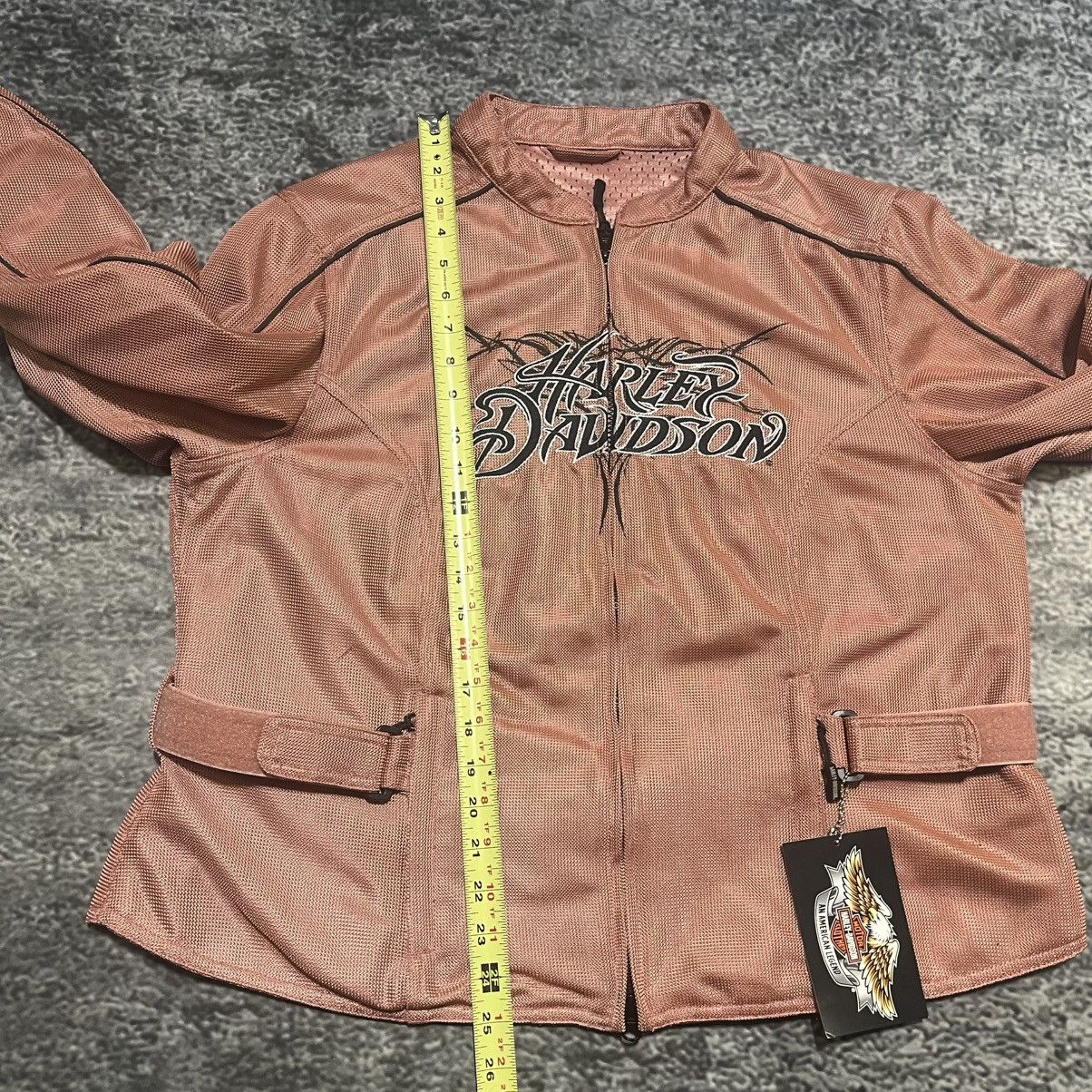 Harley Davidson VINTAGE HARLEY DAVIDSON REFLECTIVE MESH BIKER JACKET NWT Size L / US 10 / IT 46 - 14 Thumbnail