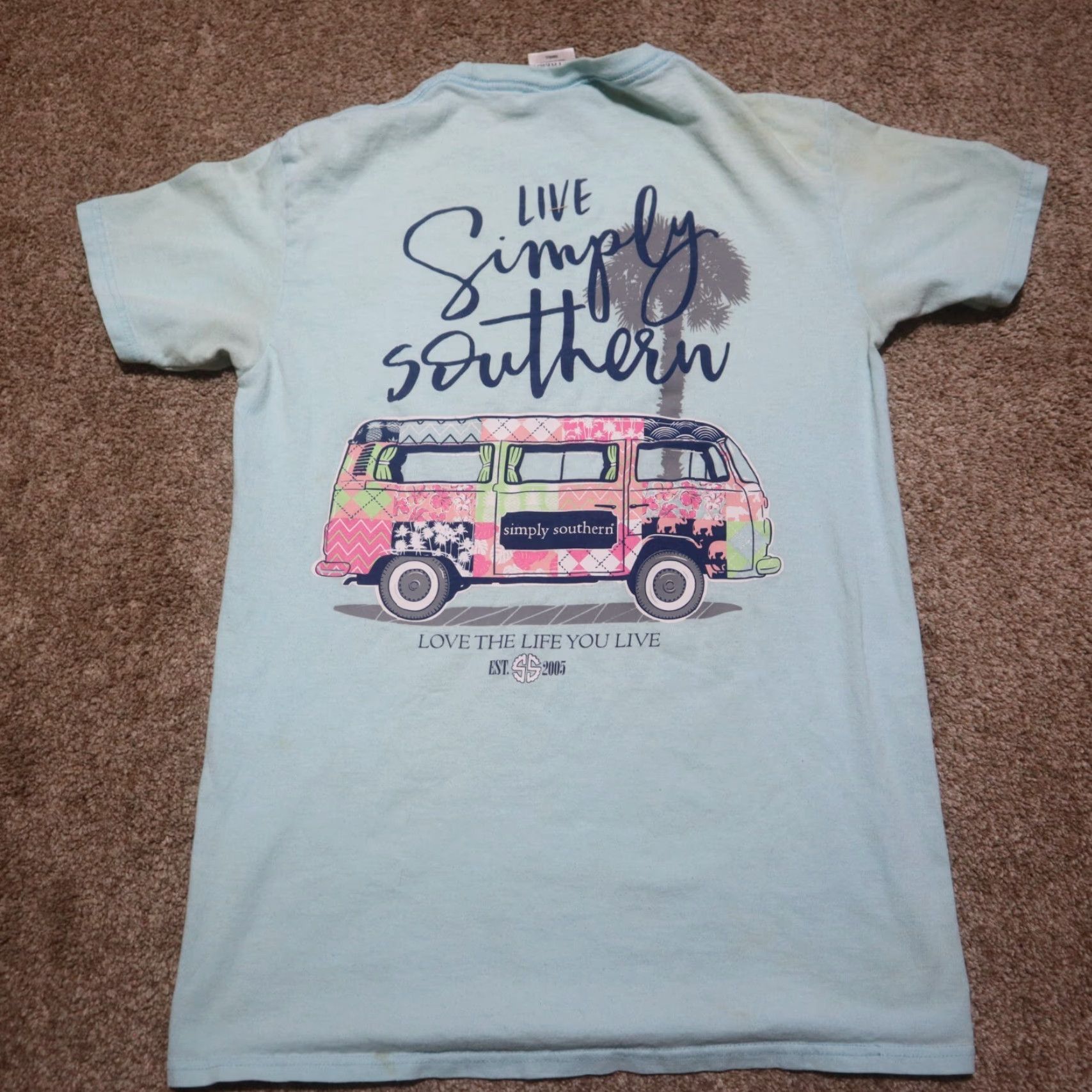 Vintage VINTAGE Simply Southern Shirt Women S Blue 90s or 2000s style? Size S / US 4 / IT 40 - 7 Thumbnail