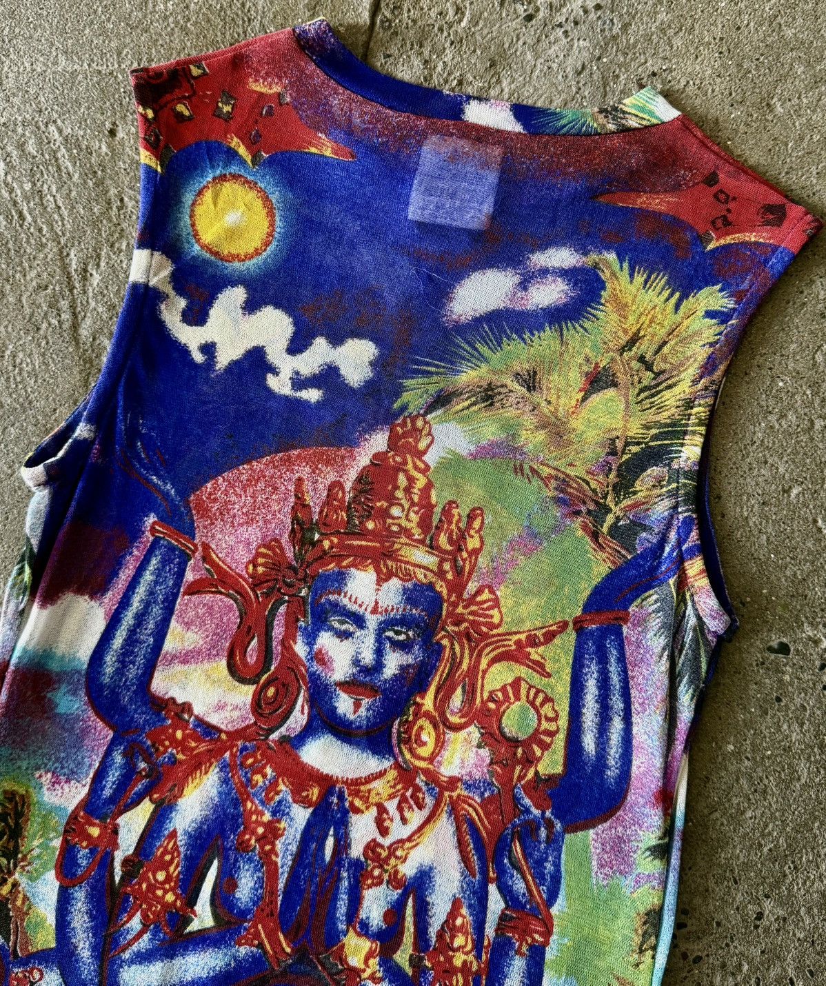 Jean Paul Gaultier Jean Paul Gaultier - SS1997 - Hindu Shiva God - Maxi Dress Size S / US 4 / IT 40 - 10 Thumbnail