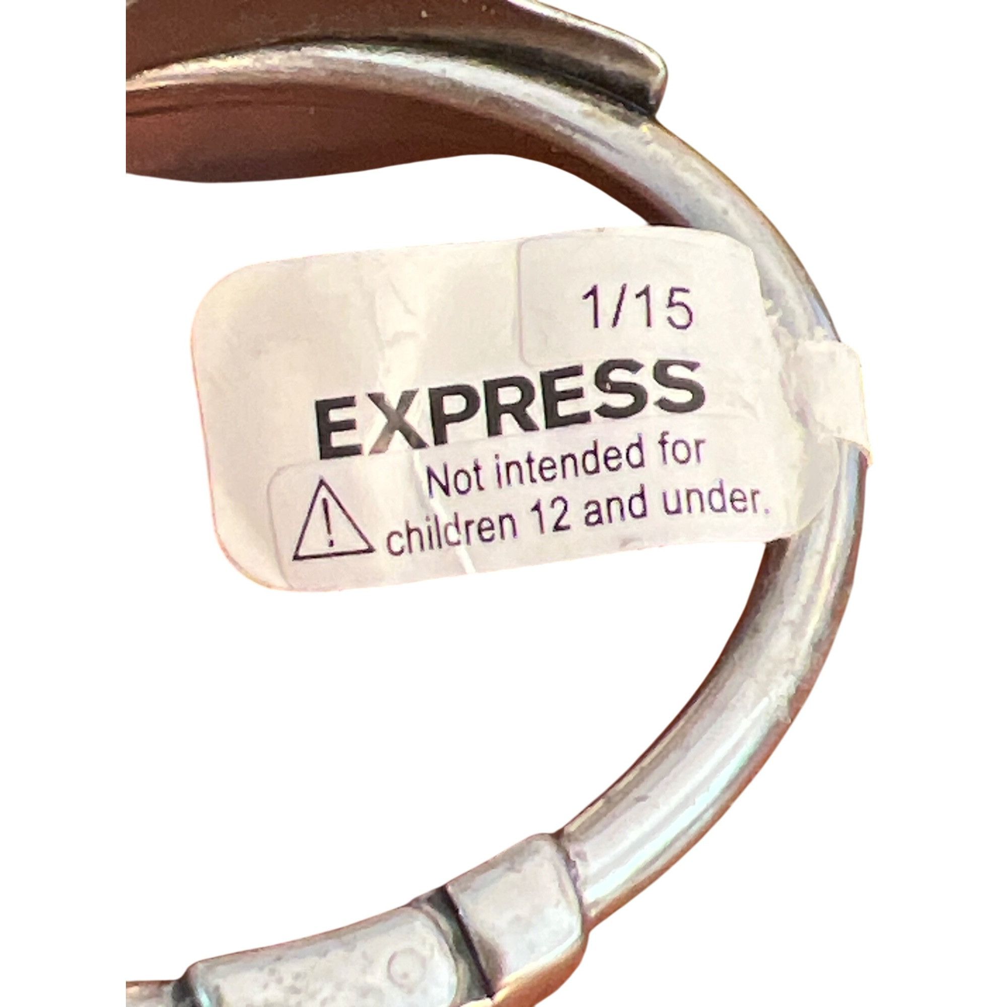 Express Express Silver Tone Faux Turquoise Hinged Cuff Bracelet Sout Size ONE SIZE - 5 Thumbnail