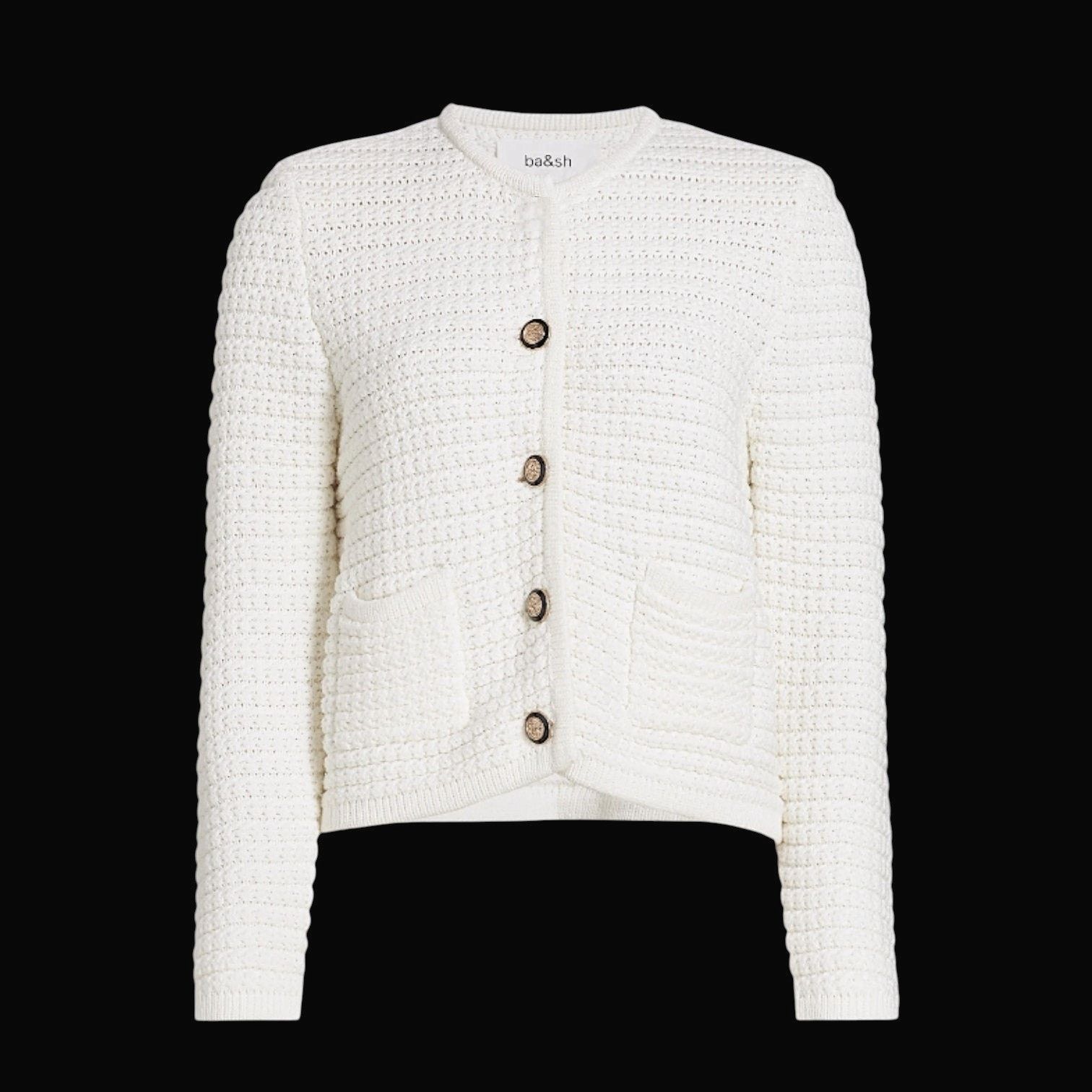 Ba&sh White Cardigan Size S