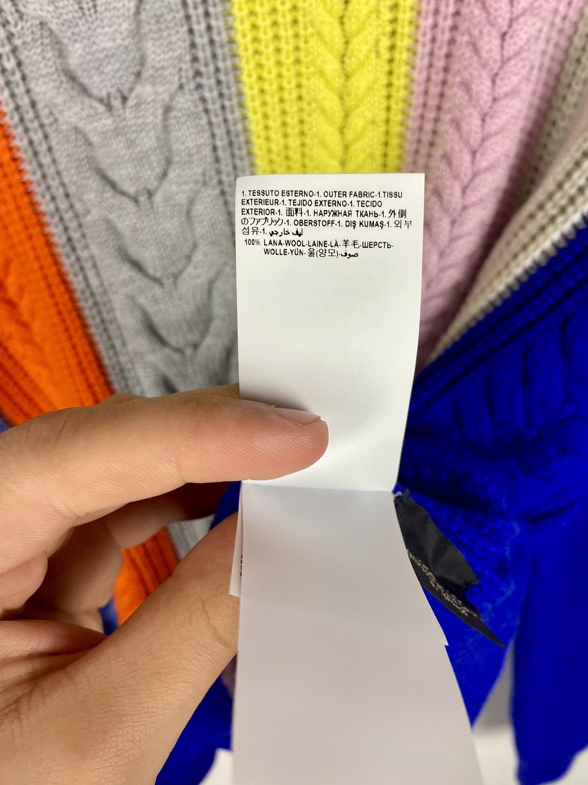 Designer × Versace Versace Multicolor Wool Knitted Sweater Womens Luxury Sz 38 Size XS / US 0-2 / IT 36-38 - 11 Thumbnail