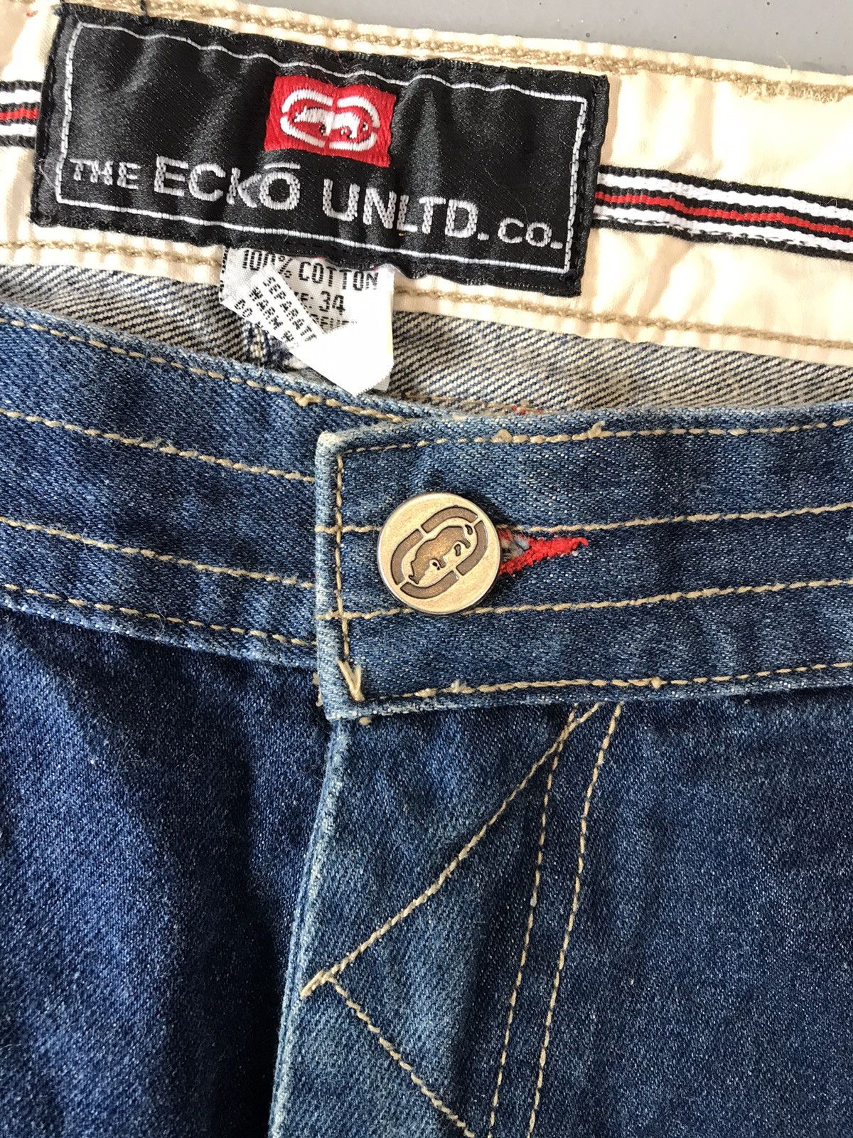 Ecko Unltd. × Vintage Vintage Ecko UNLTD embroidered denim Size US 34 / EU 50 - 6 Thumbnail