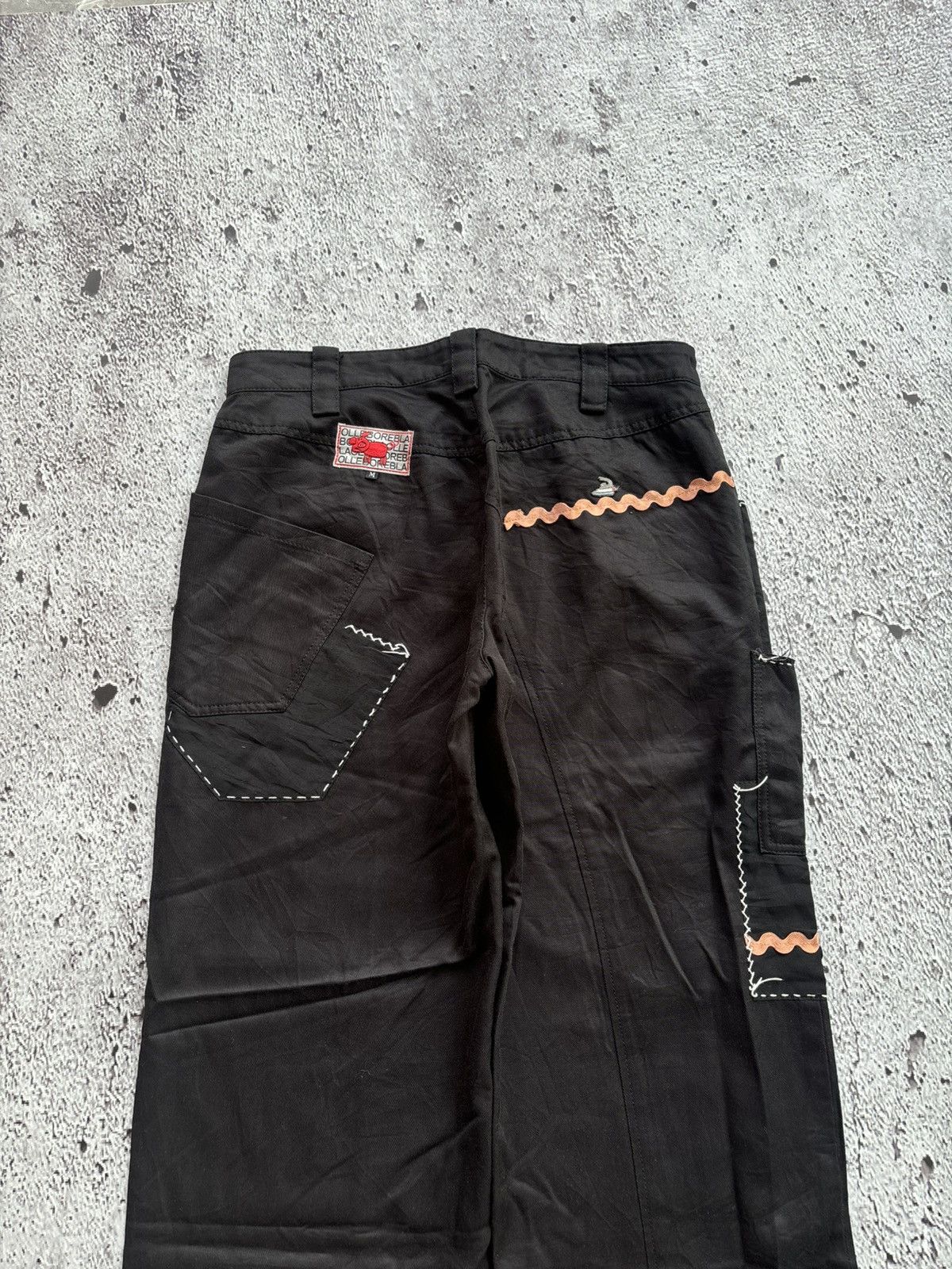 Hysteric Glamour Y2k Olleborebla bootcut black pants Size US 29 - 3 Thumbnail