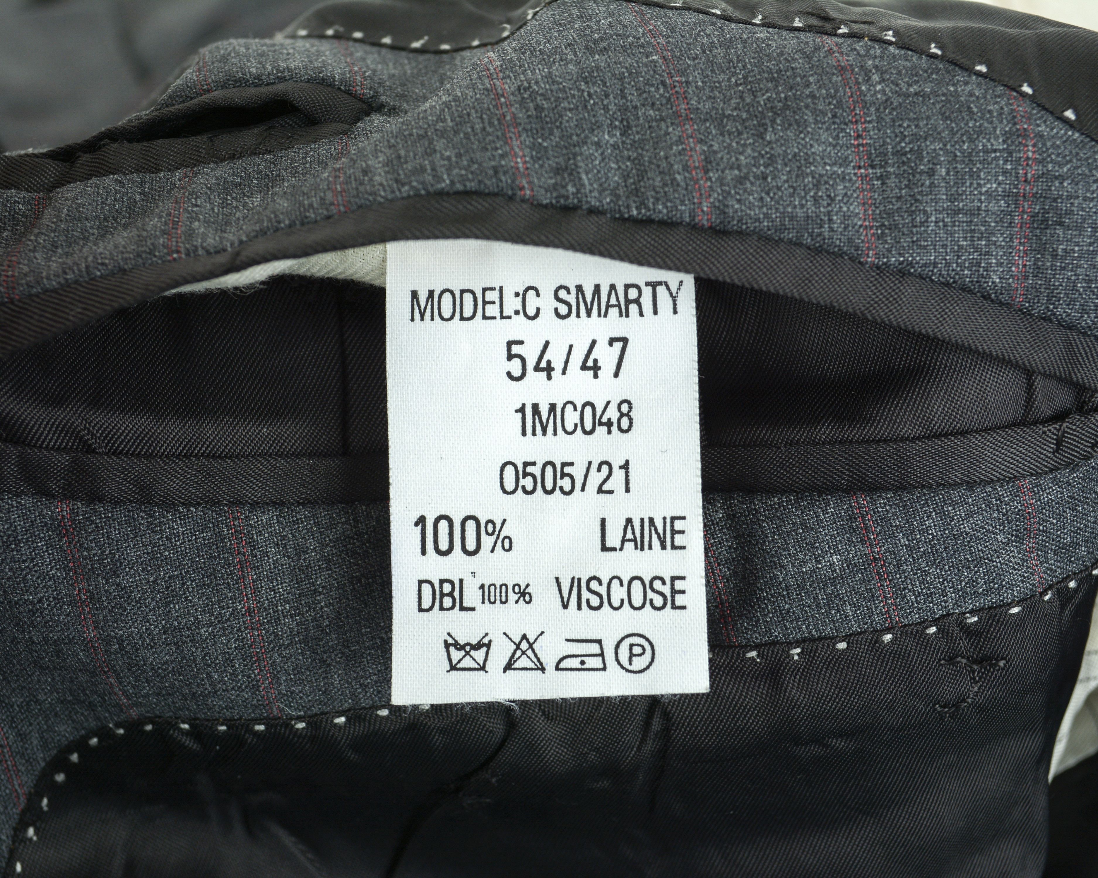 De Fursac Smarty Blazer UK 44 US Suit Jacket Wool EU 54 Sports Coat XL Size 44R - 8 Thumbnail
