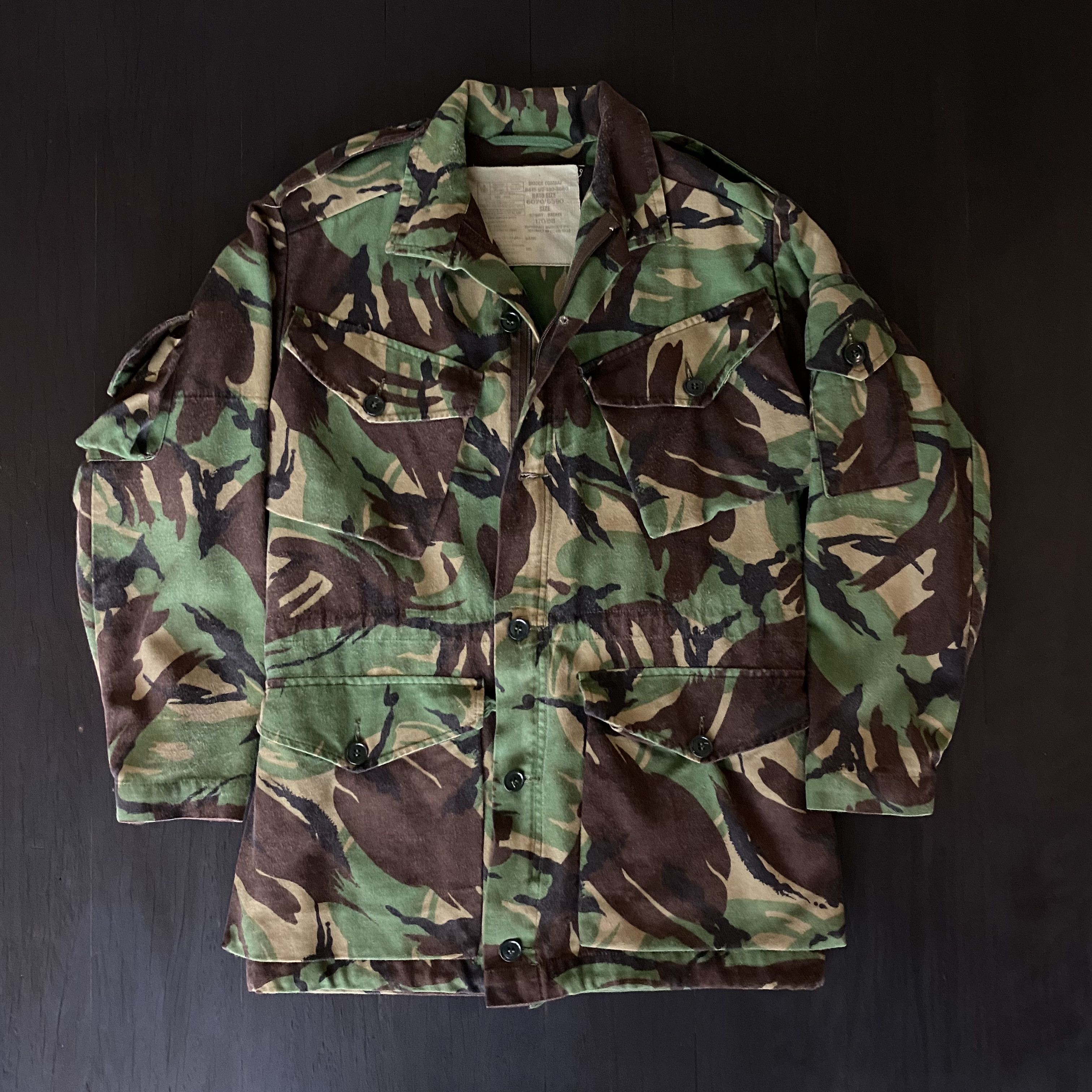 90s British Disruptive Camo Utility Smock Jacket
