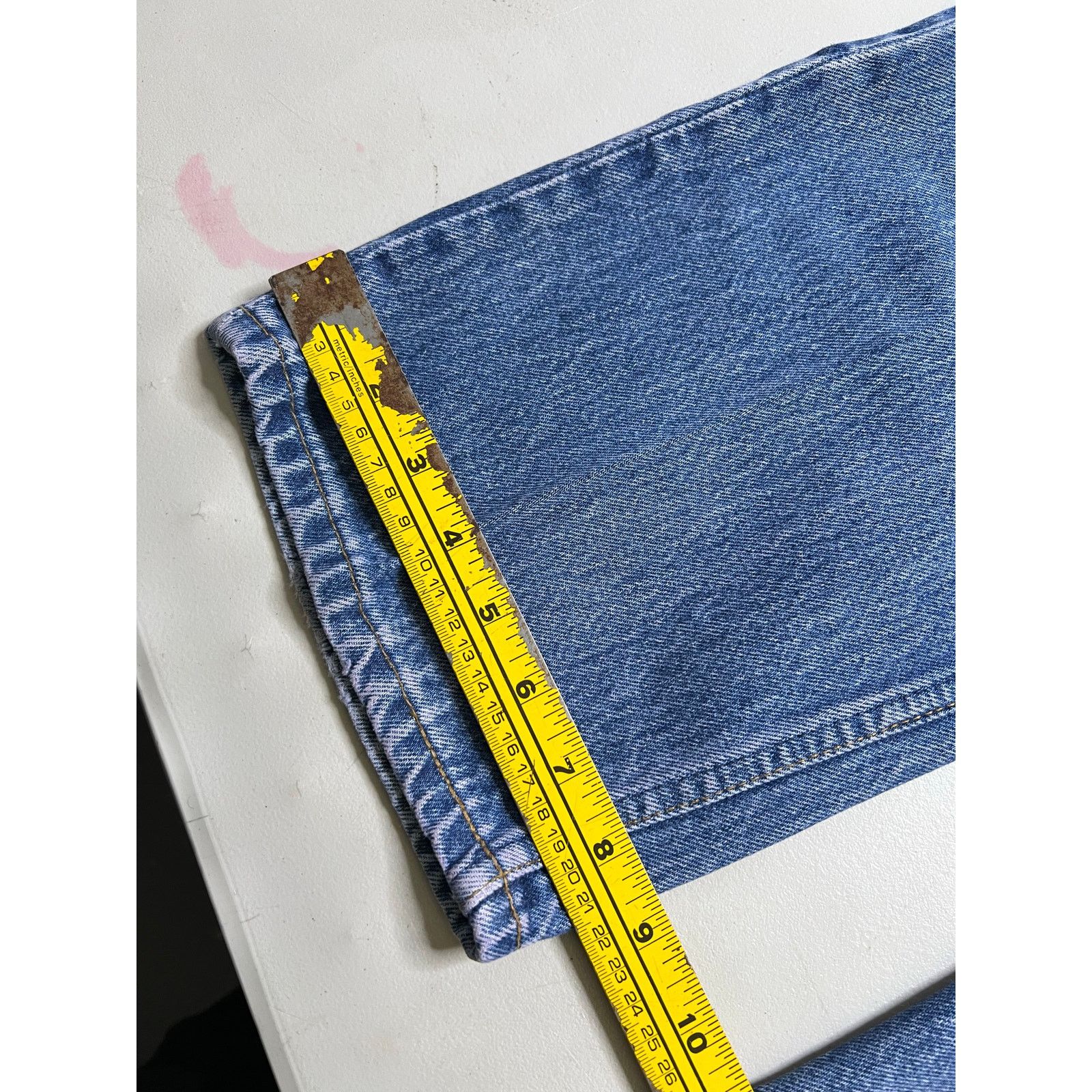 Levi's Vintage Levi’s 501xx Denim Jeans Button USA 40x33 dark Wash Size US 40 / EU 56 - 6 Thumbnail