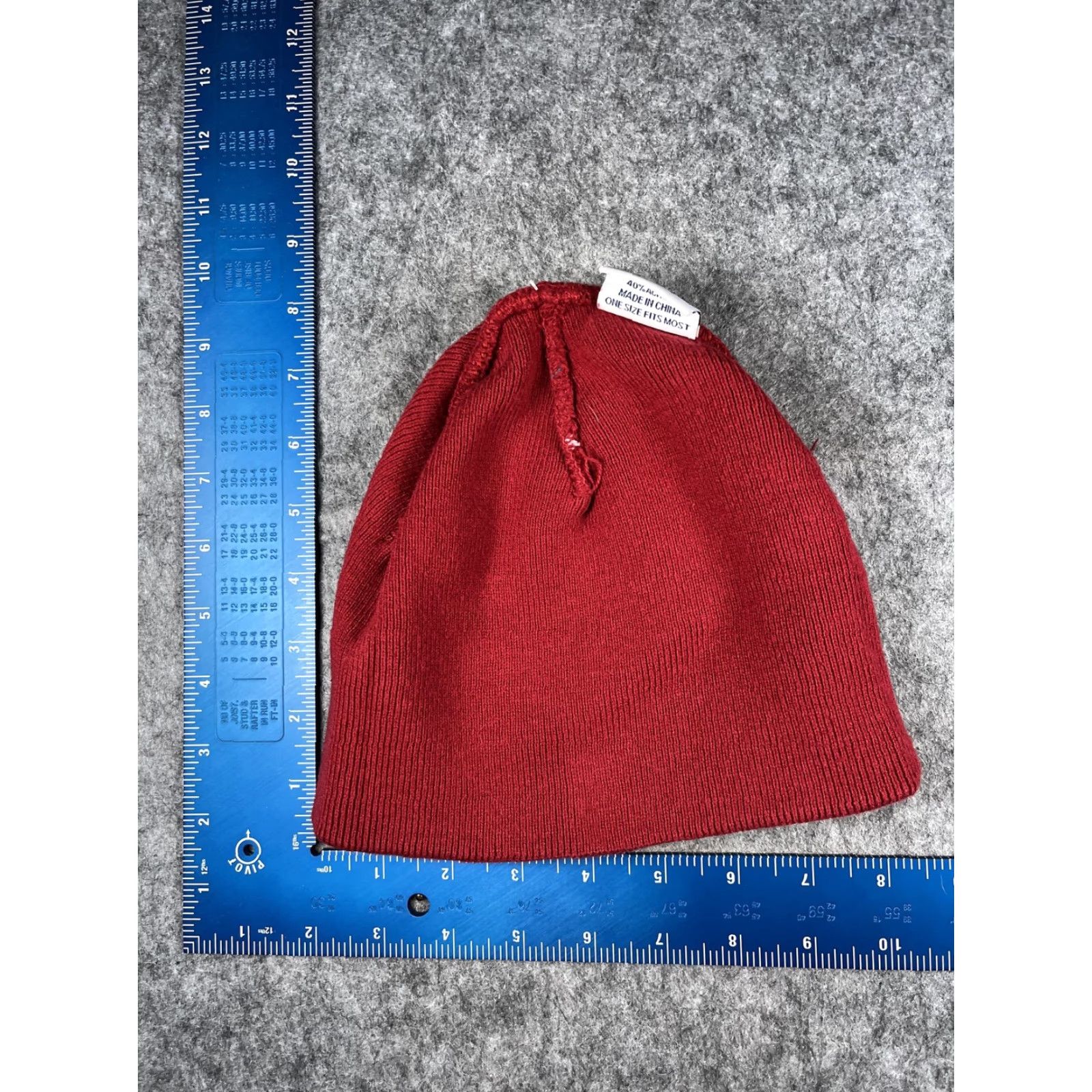 Vintage The Game Beanie Hat Mens One Size Red Striped Washington State WSU Cougars Knit Size ONE SIZE - 6 Thumbnail