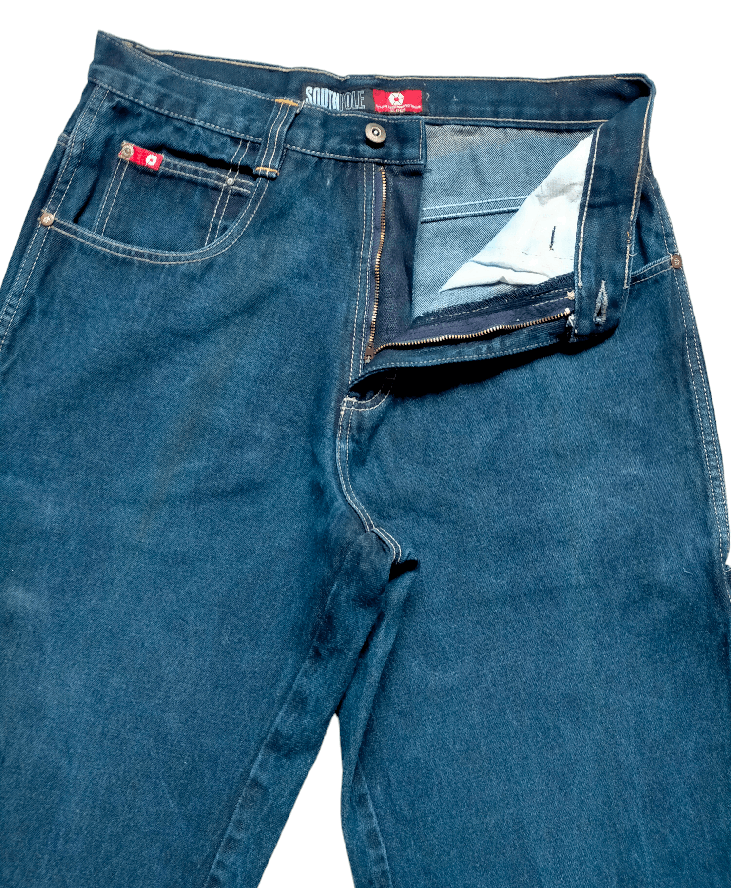 JNCO × Southpole × Vintage Southpole Carpenter Embroiderey Baggy Jeans Size US 32 / EU 48 - 11 Thumbnail