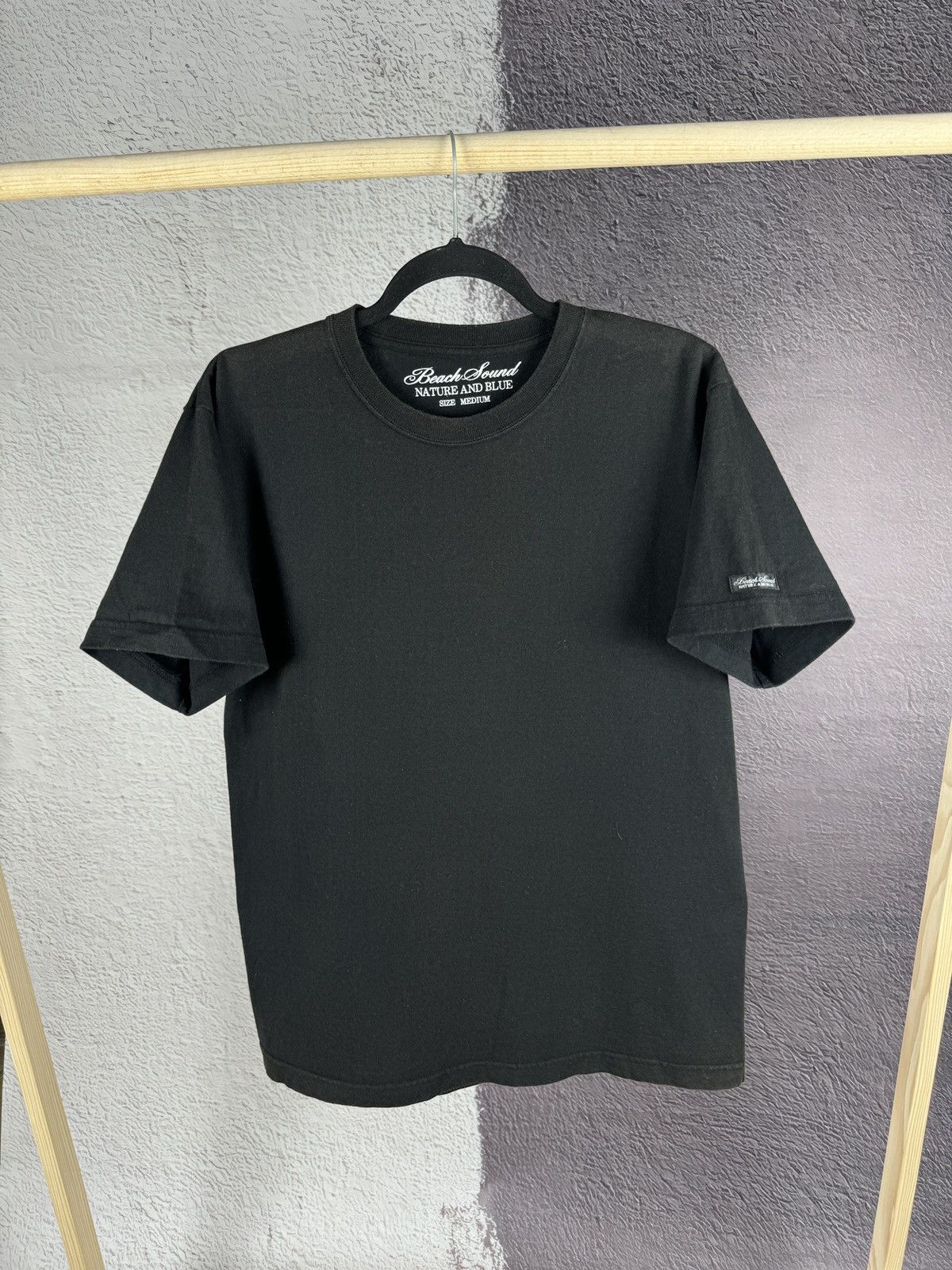 If Six Was Nine × Japanese Brand × Vintage Beach Sound nature and blue vintage black basic tee shirt Size US M / EU 48-50 / 2 - 1 Thumbnail