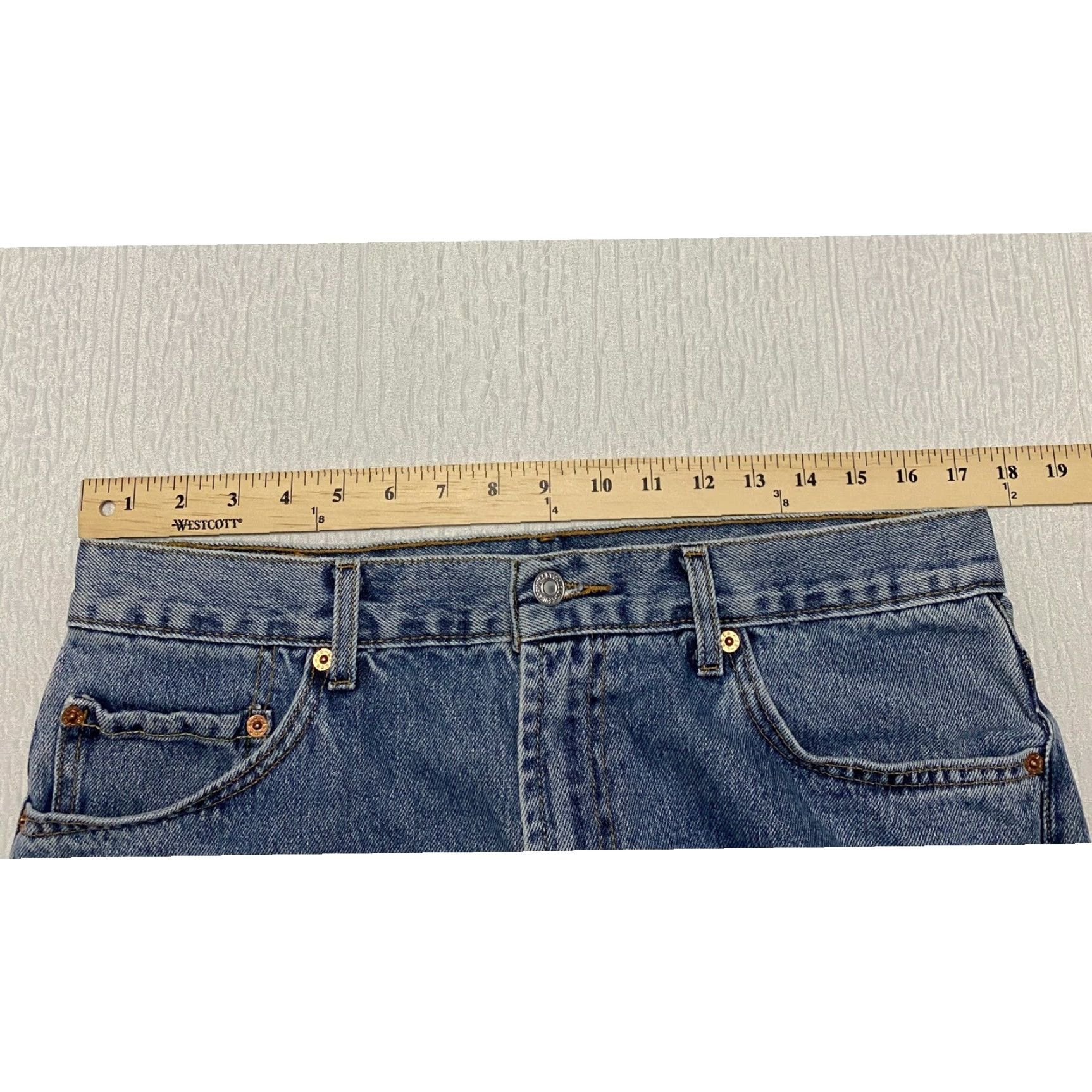 Levi's VINTAGE Levi's 505 Regular Fit Jeans Men Denim 34×32 Blue Straight Casual 90s W36 L32 Size US 34 / EU 50 - 4 Thumbnail