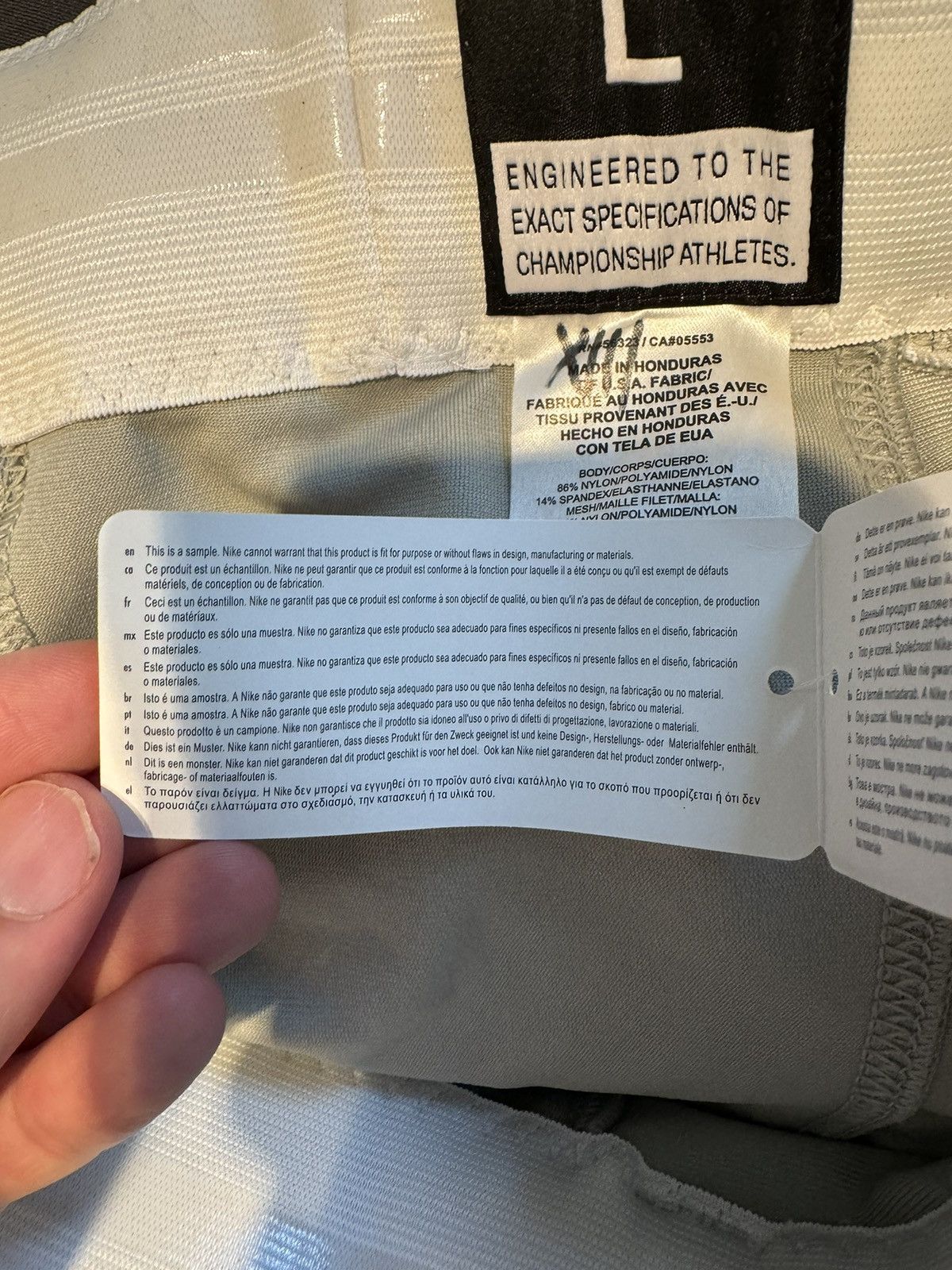 Nike Nike Baylor University Football Pants Men's Large Grey NEW Size US 42 / EU 58 - 8 Thumbnail