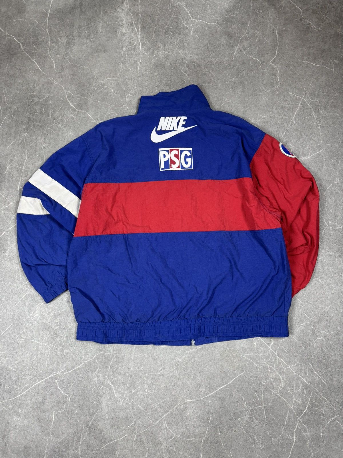 Nike Nike PSG Paris Saint Germain Training Zip 1995-1996 Size US L / EU 52-54 / 3 - 13 Thumbnail