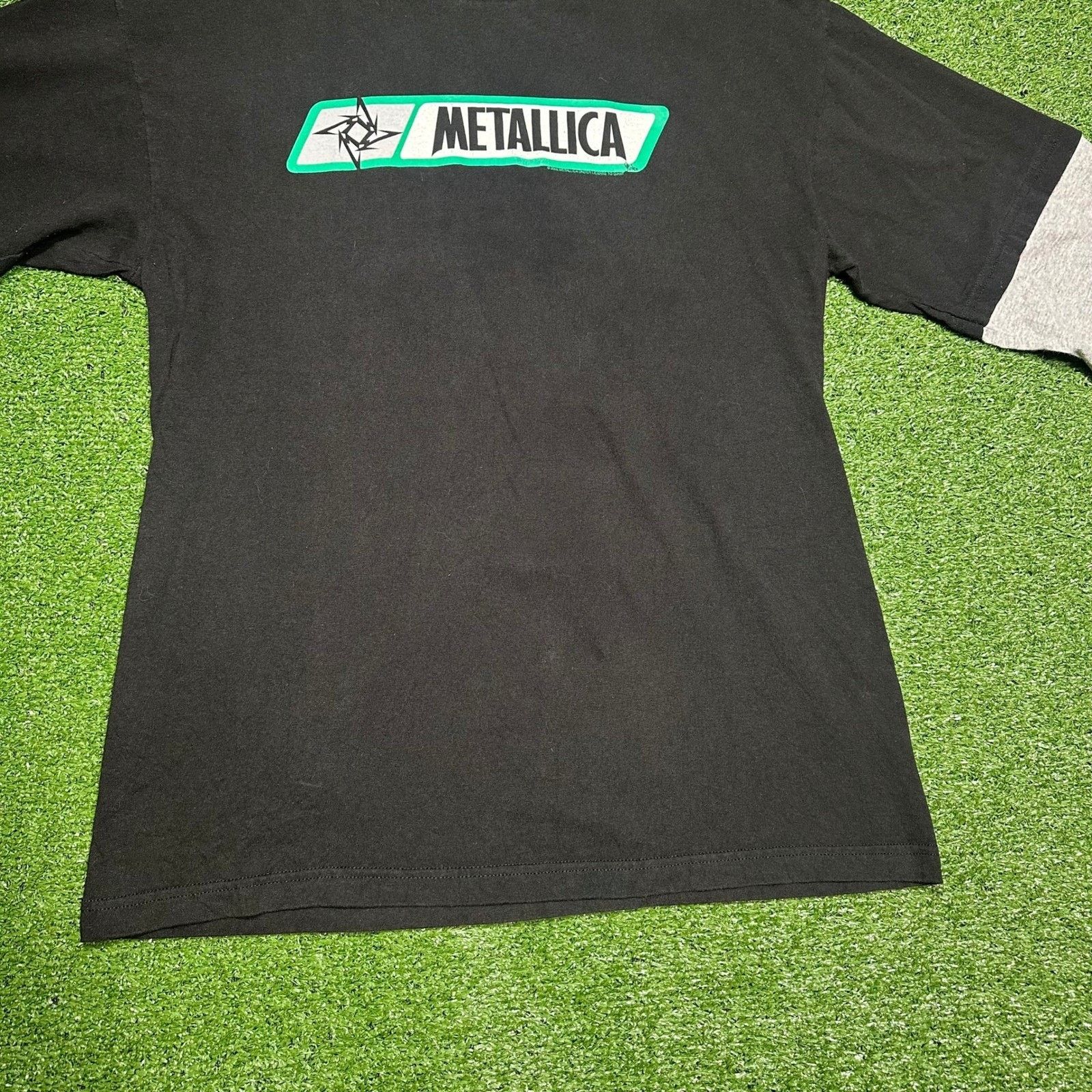 Giant Vintage 2002 Metallica Giant Double Layer Shirt Large Size US L / EU 52-54 / 3 - 11 Thumbnail