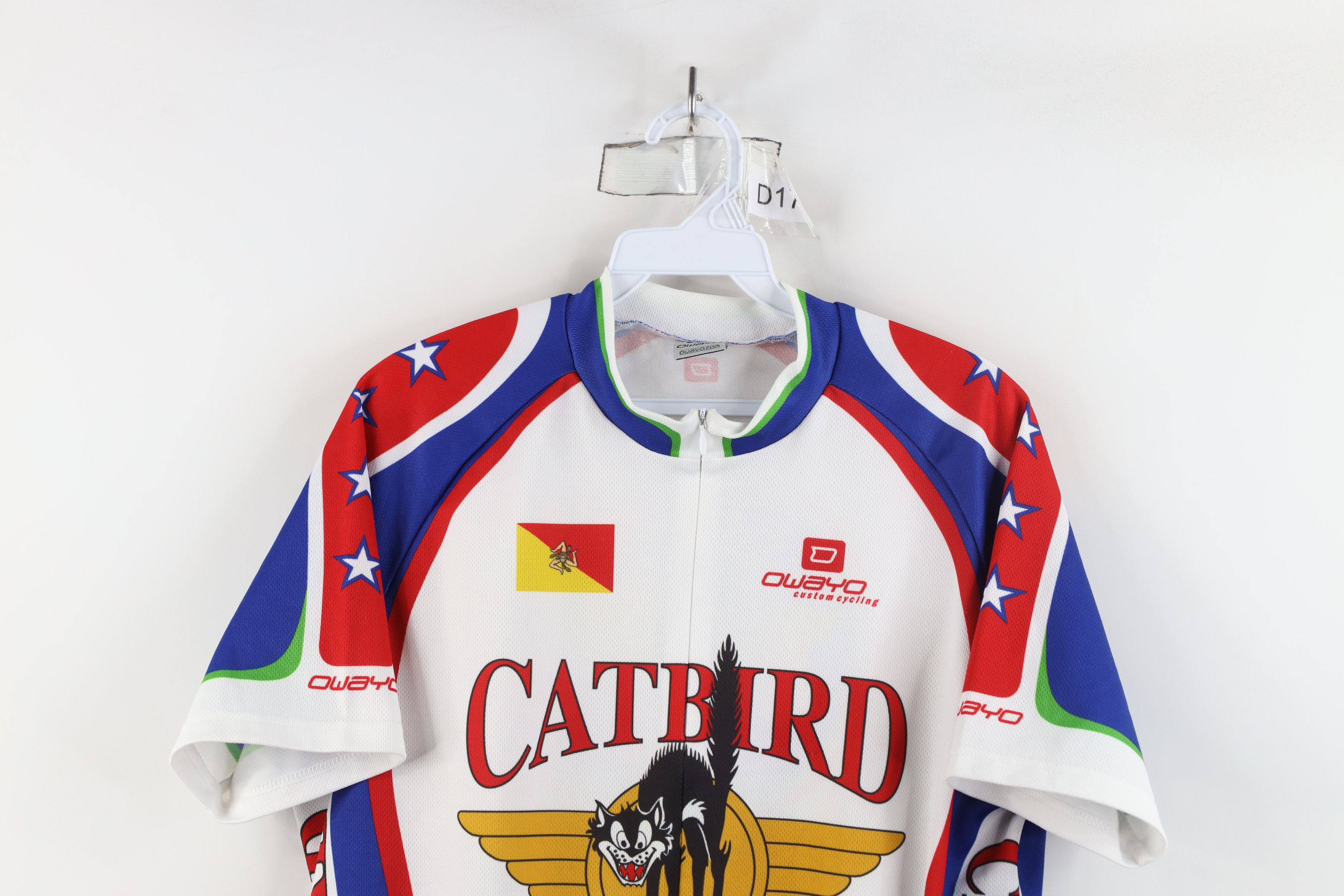 Vintage Vintage Navy Cat Bird Italy JP-5 Cycling Bicycle Jersey Size US XL / EU 56 / 4 - 2 Thumbnail