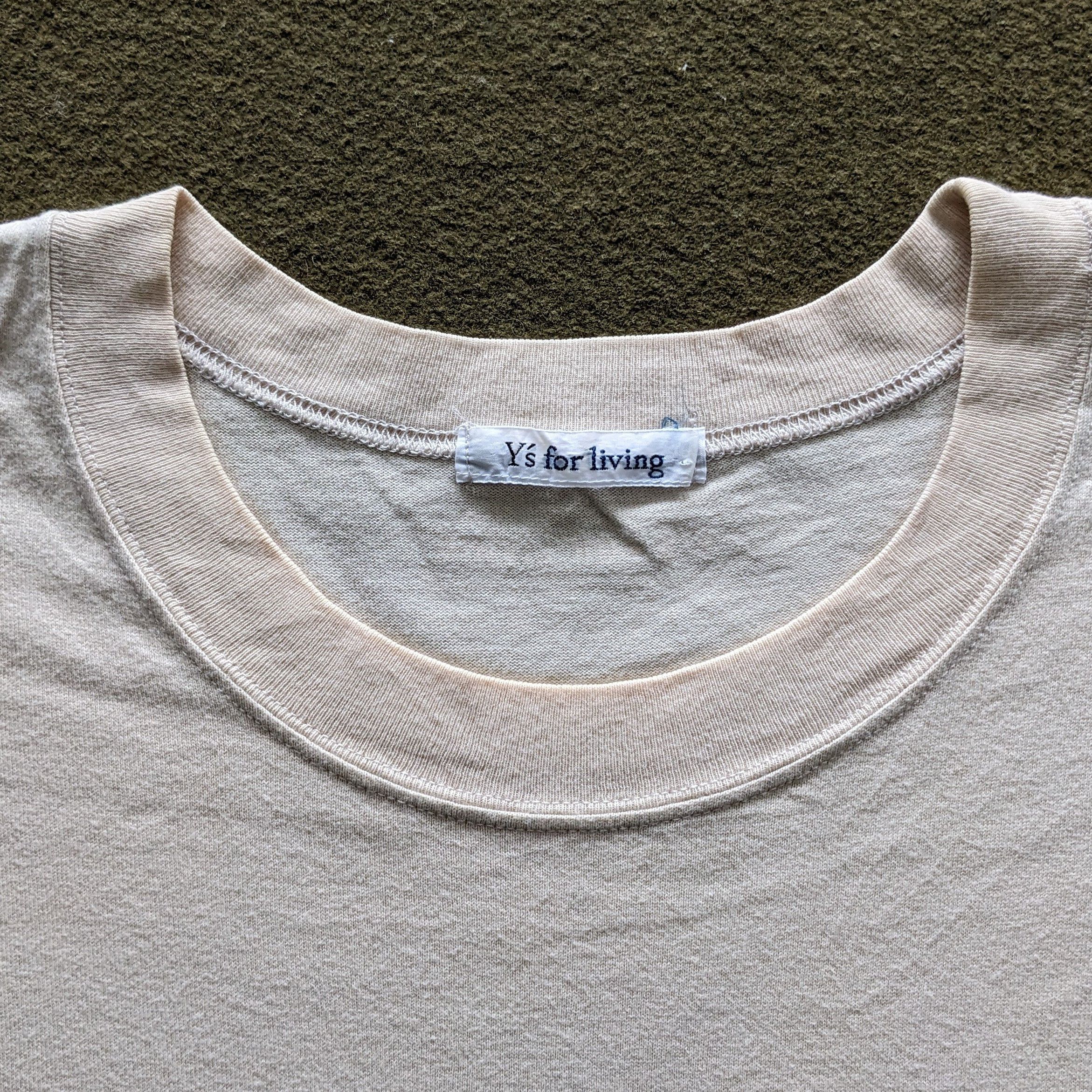 Yves Saint Laurent Vintage 90's Y'S For Living Japanese Brand T-shirt Size US L / EU 52-54 / 3 - 5 Thumbnail