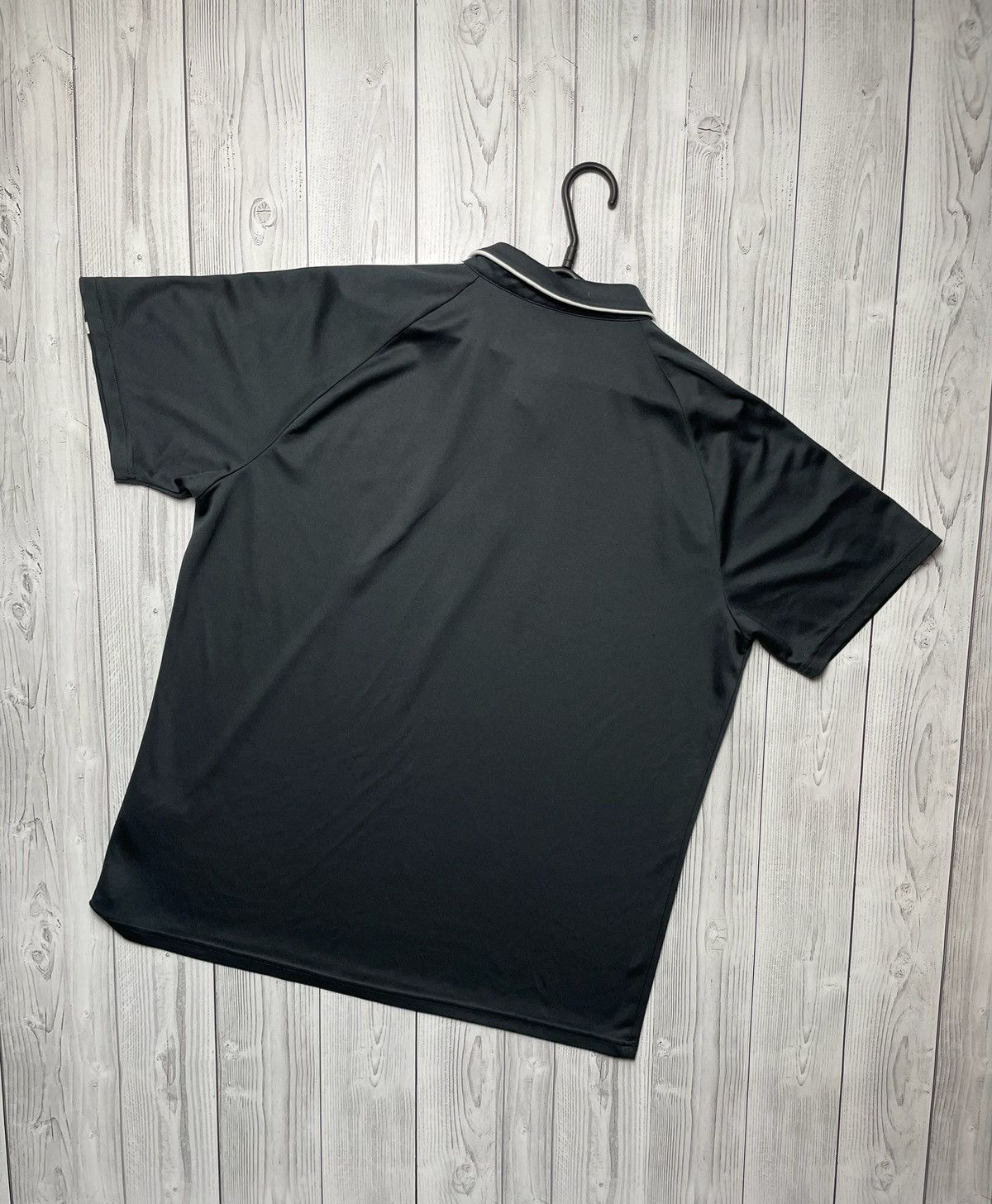 Vintage Vintage adidas Manchester United soccer polo grey black XL Size US XL / EU 56 / 4 - 5 Thumbnail