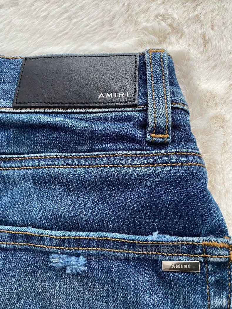 Amiri Amiri Washed blue denim jeans Size US 29 - 3 Thumbnail