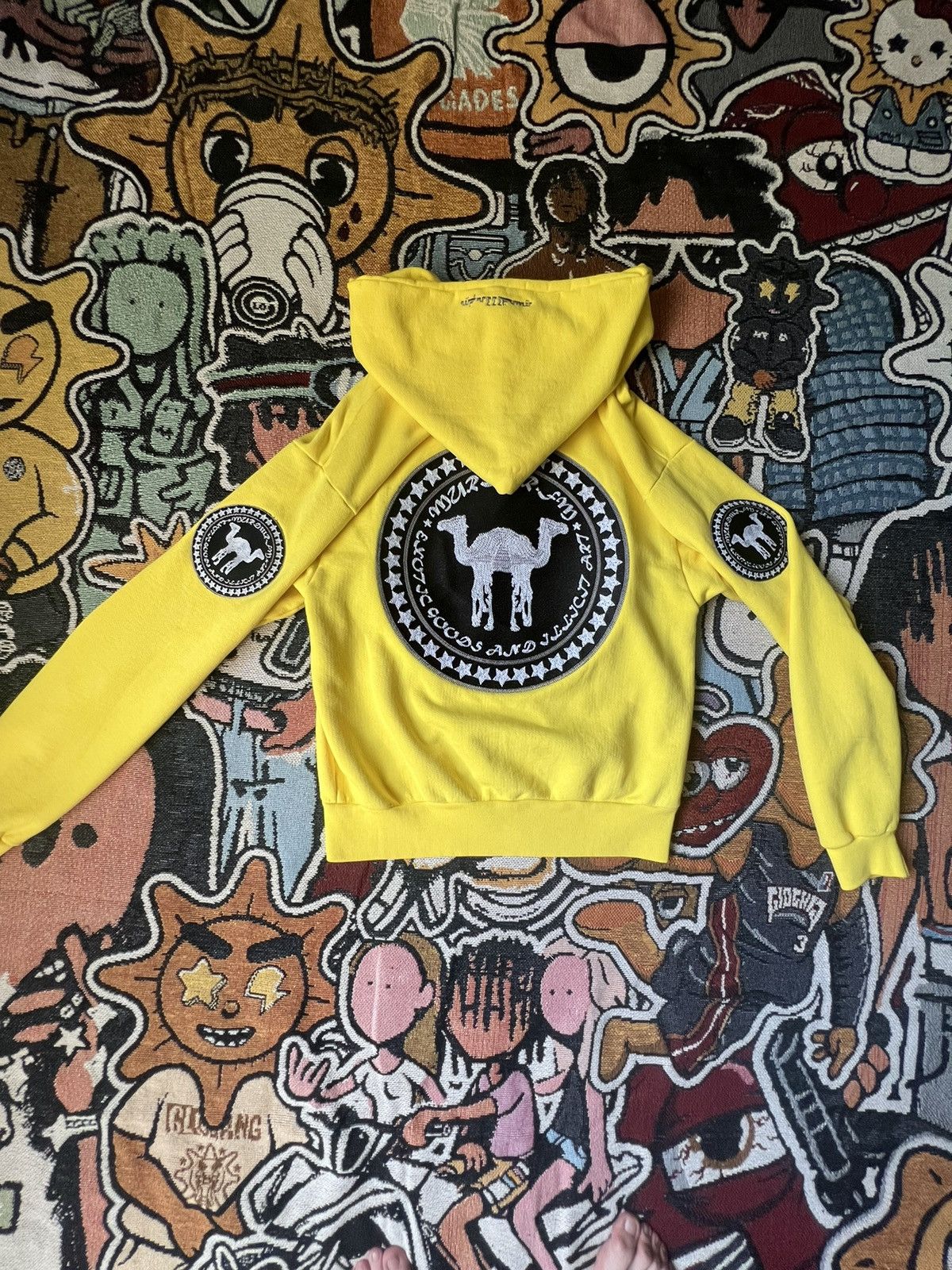 Designer × Japanese Brand × murd333r.fm Murd333r.Fm ‘🎫Yellow🎫’ (Swamp Angels) 🦟Hoodie Size US S / EU 44-46 / 1 - 11 Thumbnail