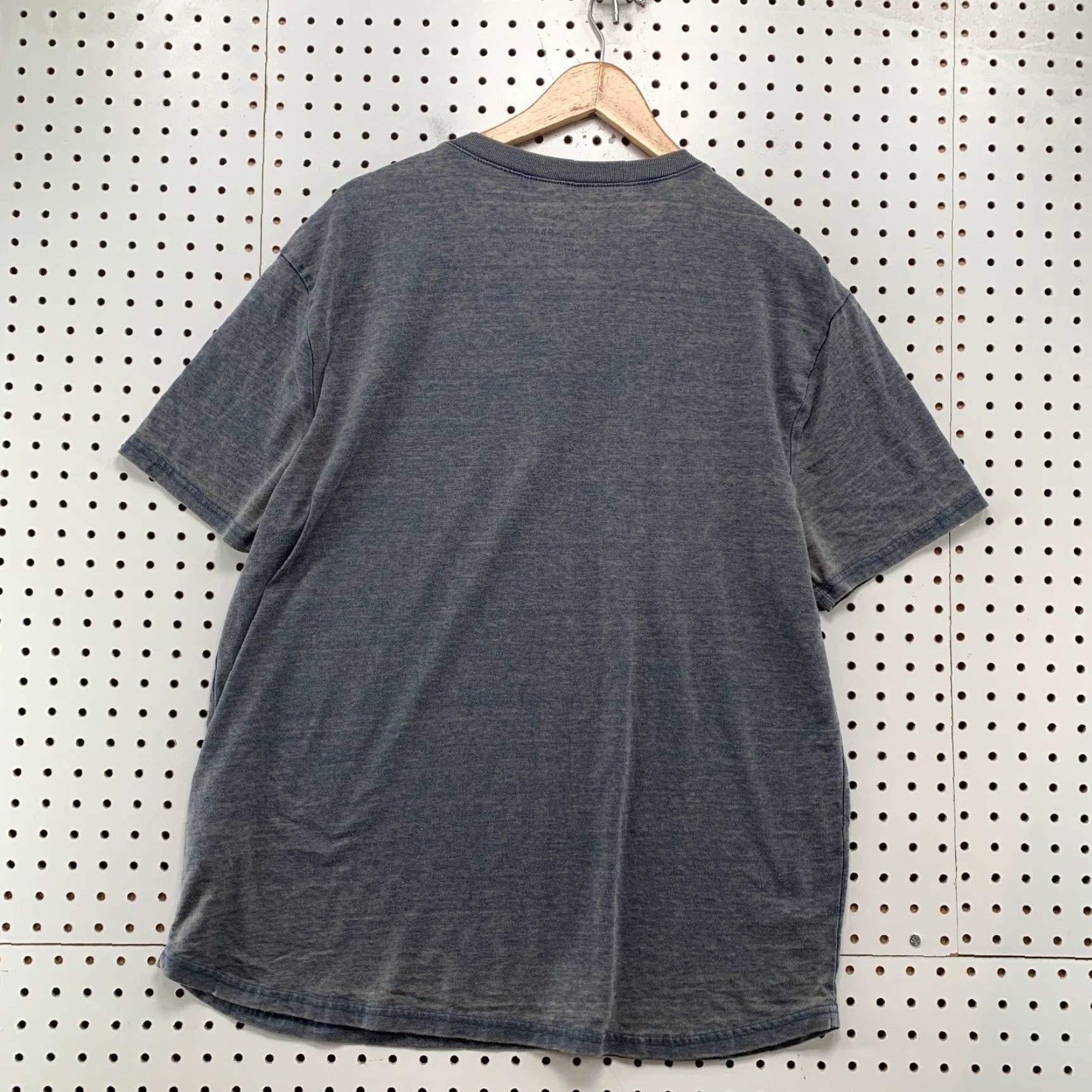 Lucky Brand Lucky Brand Henley Burnout T Shirt Mens XL Blue Venice Retro Think Vintage - Size US XL / EU 56 / 4 - 2 Thumbnail
