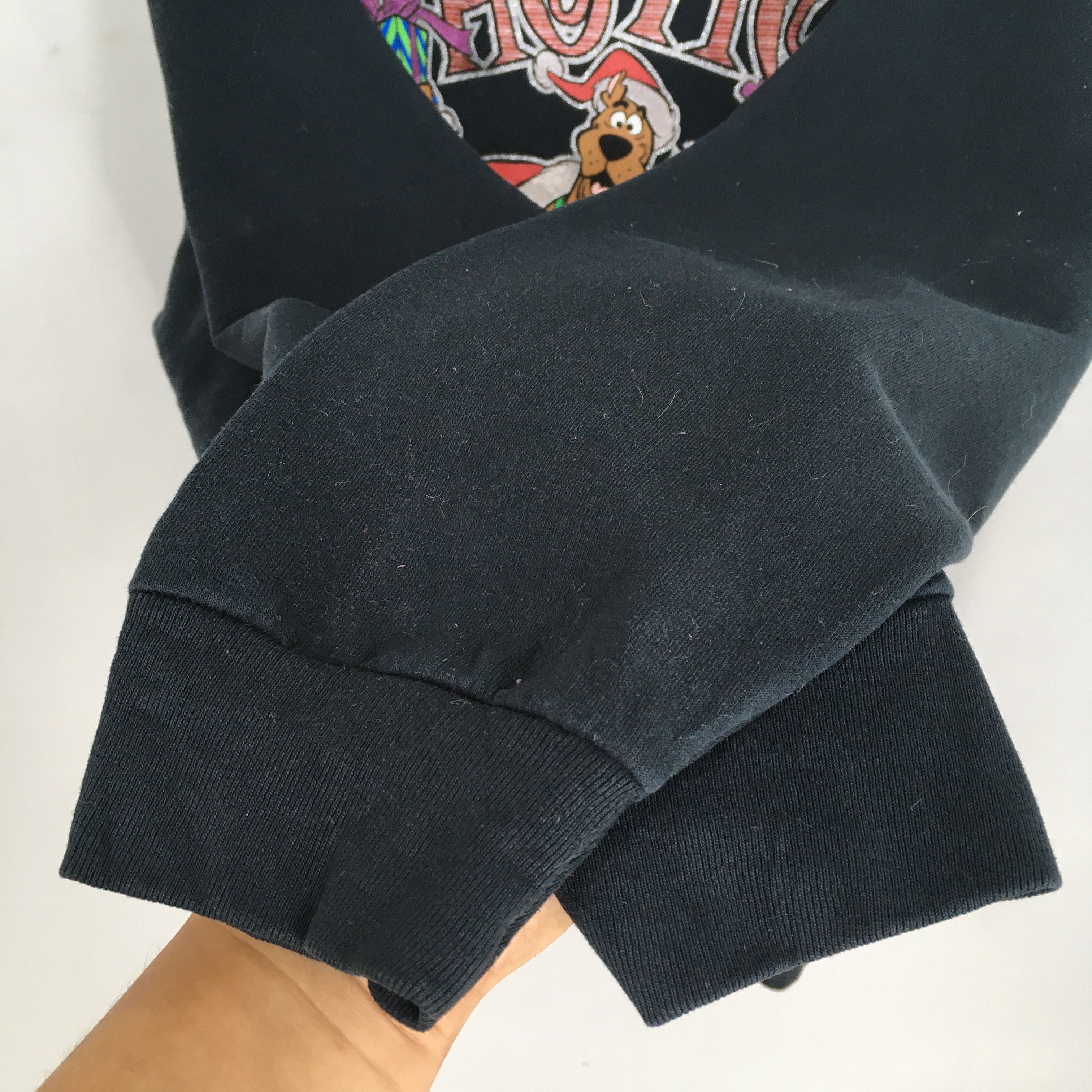 Vintage Scooby-Doo! Scary Movies Christmas Black Sweatshirt XL Size US XL / EU 56 / 4 - 5 Thumbnail
