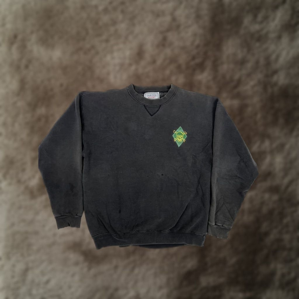 Vintage VINTAGE UCLA Spring Rush Sweatshirt Mens Large Black RARE 1994 ZBT Fraternity Santee HVYWT Size US L / EU 52-54 / 3 - 1 Thumbnail