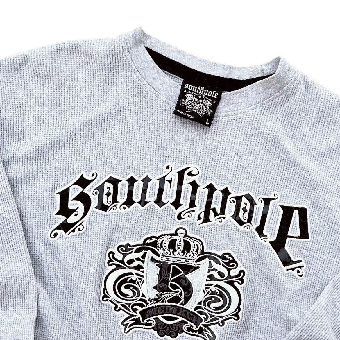 Southpole × Vintage RARE Vintage Y2K SouthPole Spell-out Thermal Shirt Size US L / EU 52-54 / 3 - 2 Thumbnail