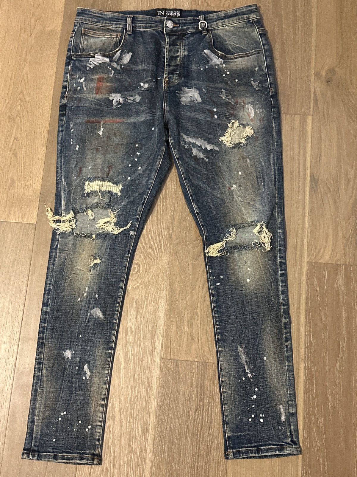 En Noir En Noir Denim Clash Dirty Indigo Size US 38 / EU 54 - 1 Thumbnail