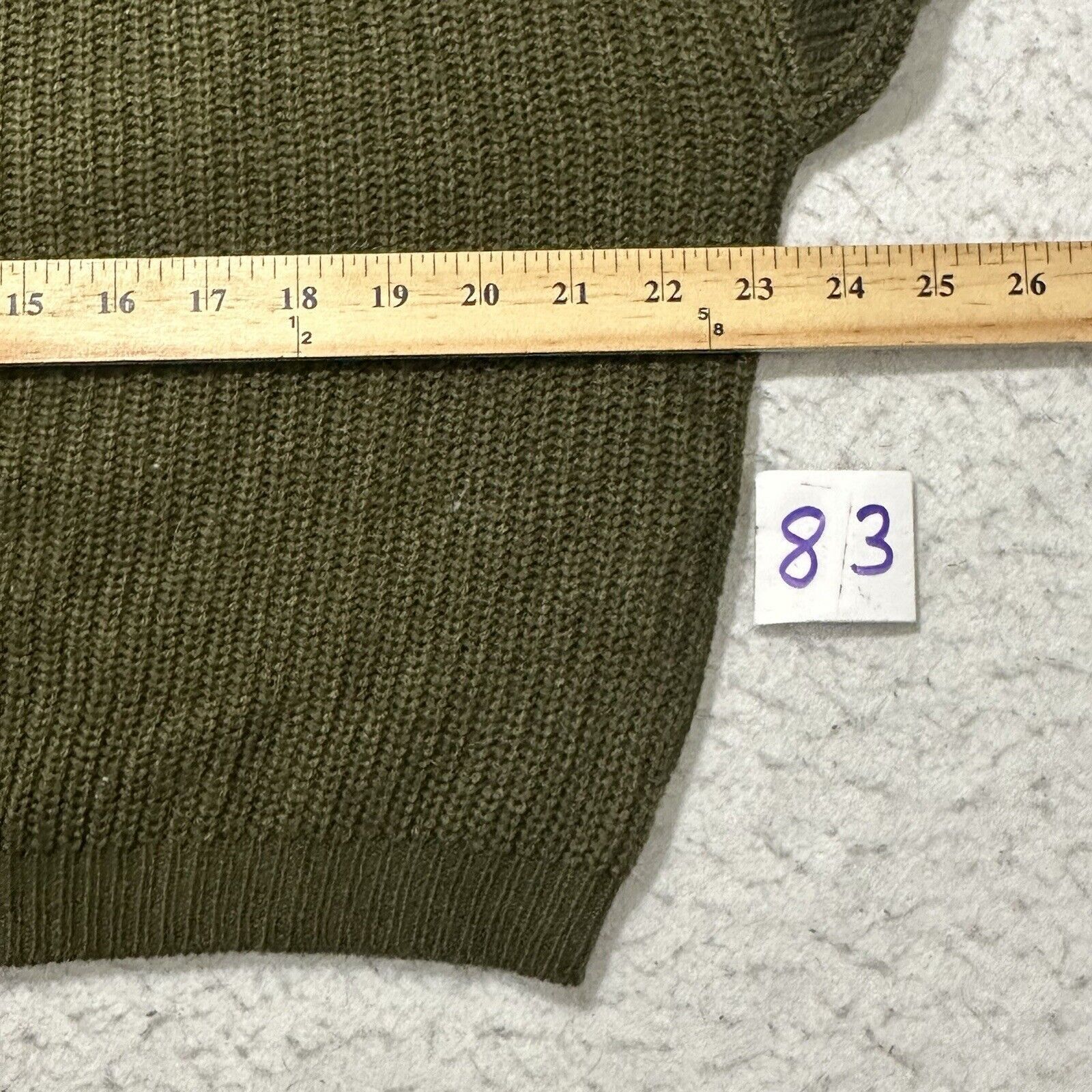 Other Pretty Little Thing Small / Medium Green Cropped Sweater Size M / US 6-8 / IT 42-44 - 8 Thumbnail
