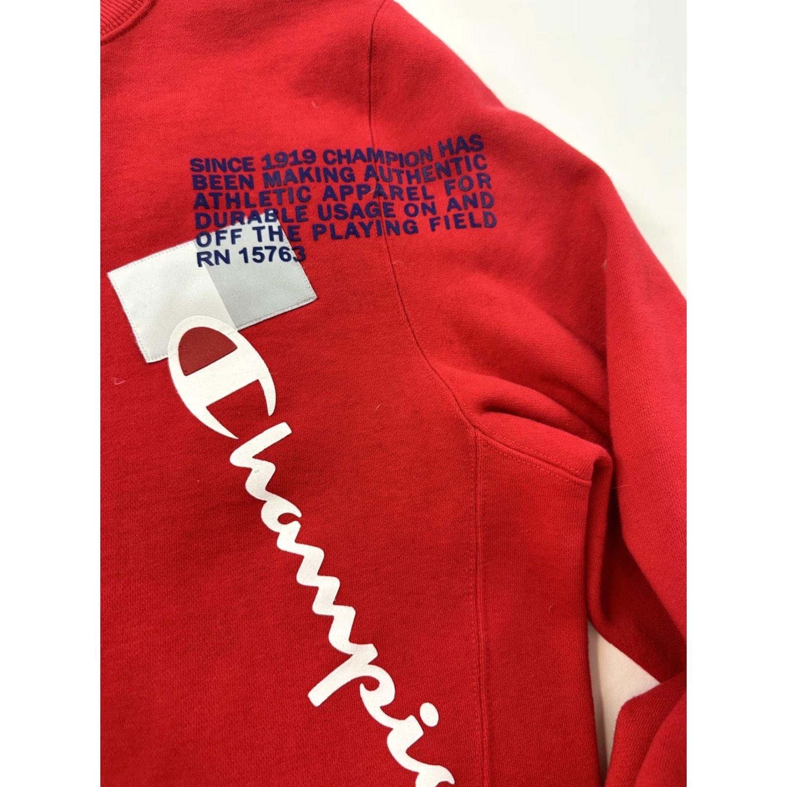 Champion Champion Sweatshirt Mens Small Red Crew Neck Size US S / EU 44-46 / 1 - 5 Thumbnail