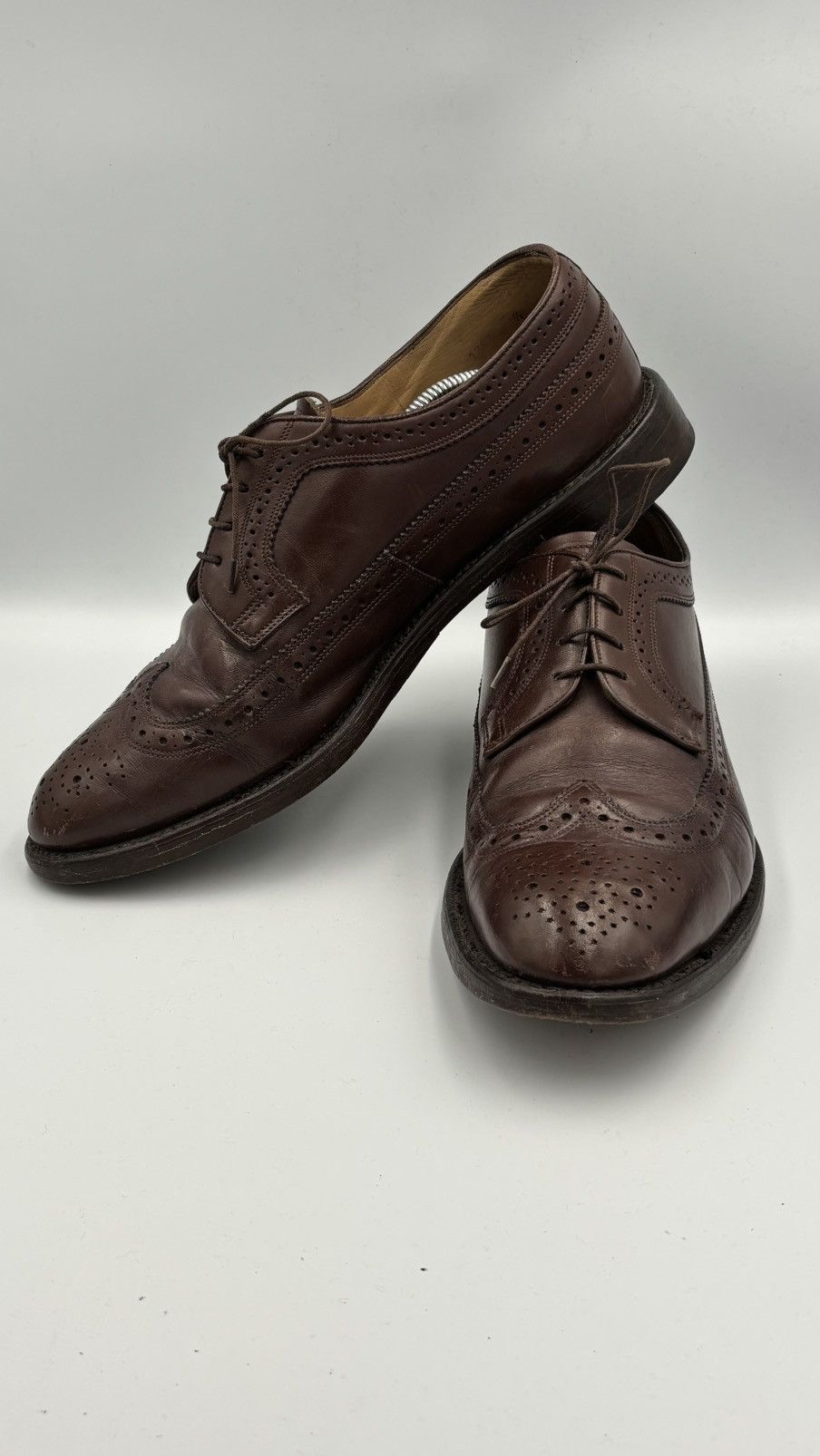 Burberry Leather Brown Oxford Brogue Shoes Burbarry’s Size US 10.5 / EU 43-44 - 1 Thumbnail