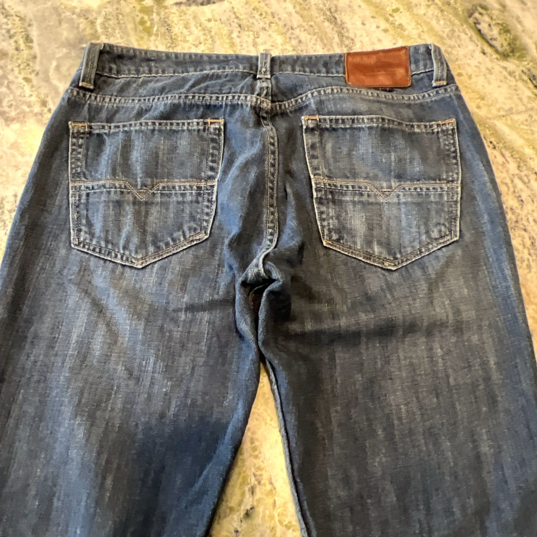 Vintage Sherman Morgan Jeans Men’s 34 Blue 5 Pocket Medium Wash Mexico Denim Regular Straight 34 in Blue Mens Regular Jeans Size US 34 / EU 50 - 3 Thumbnail