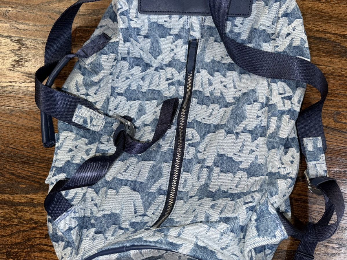 Supreme Supreme SS22 Fat Tip Jacquard Denim Backpack Blue Rucksack Size ONE SIZE - 3 Thumbnail