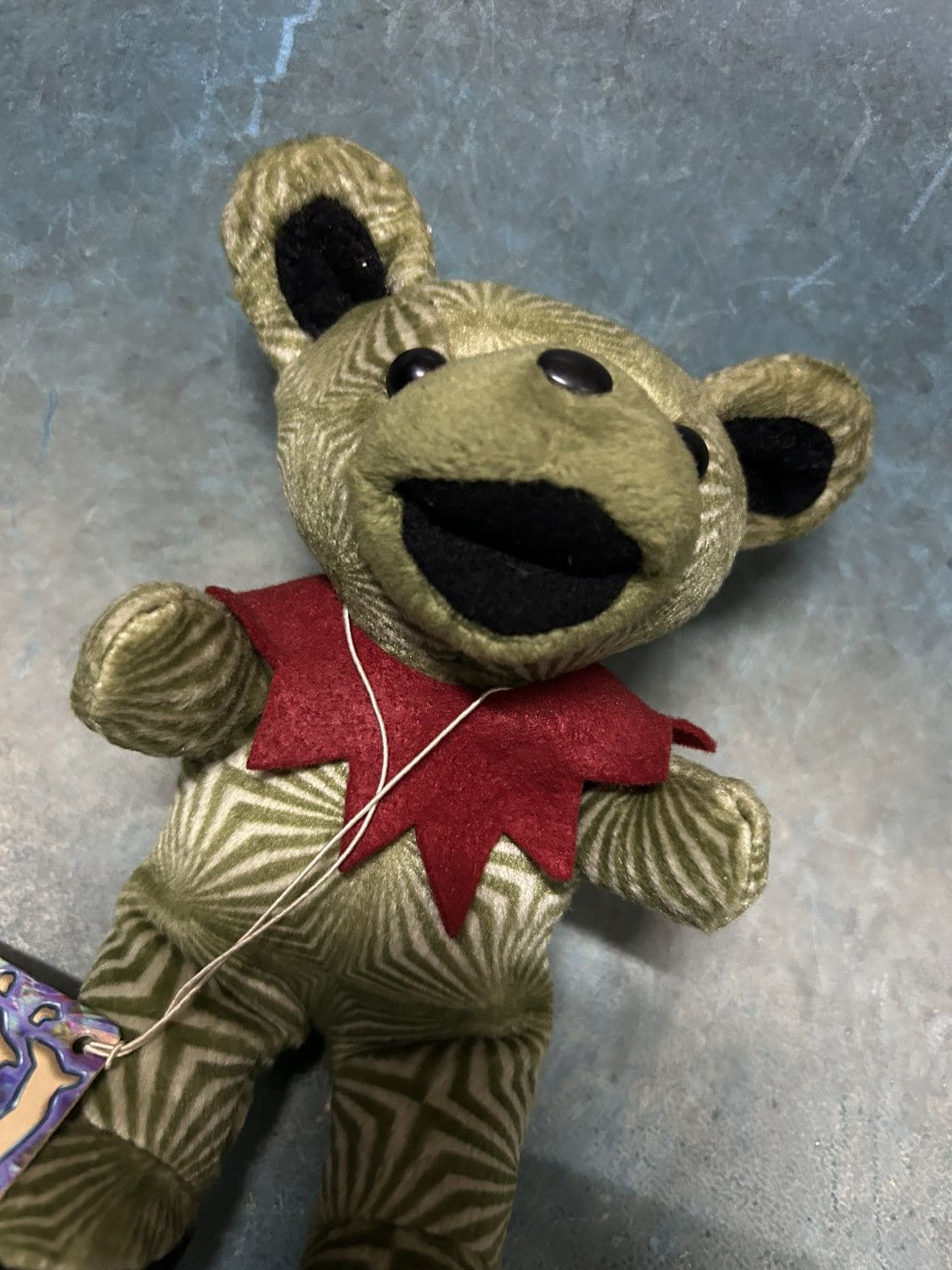Grateful Dead × Liquid Blue 1999 Grateful DeaD Bean Bear 'Esau' Plush Size ONE SIZE - 8 Thumbnail